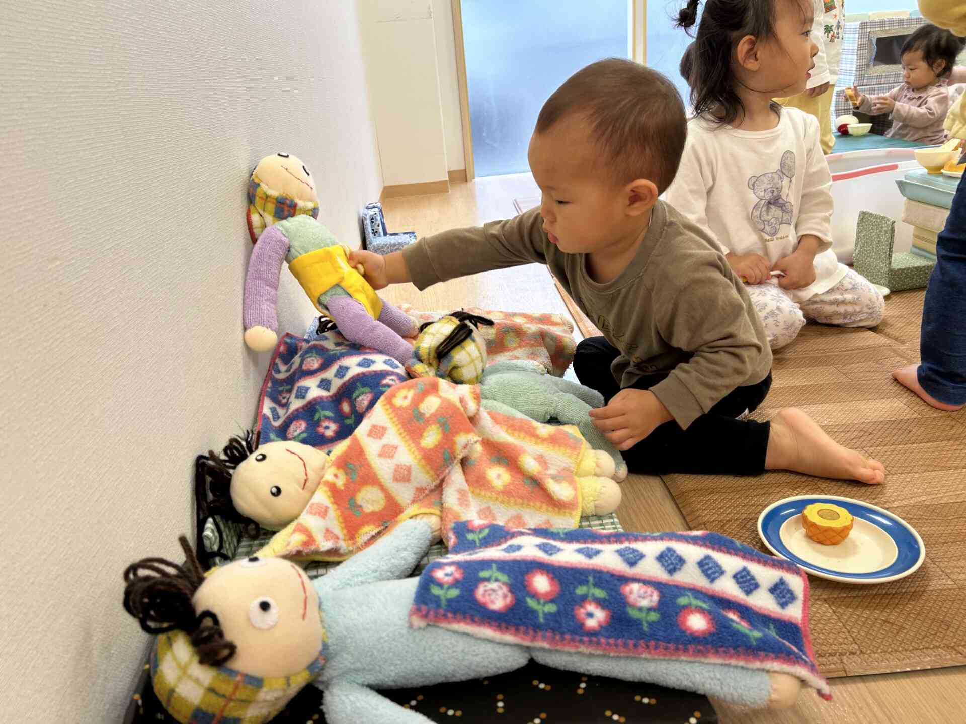 あかちゃん　ねんね〜。