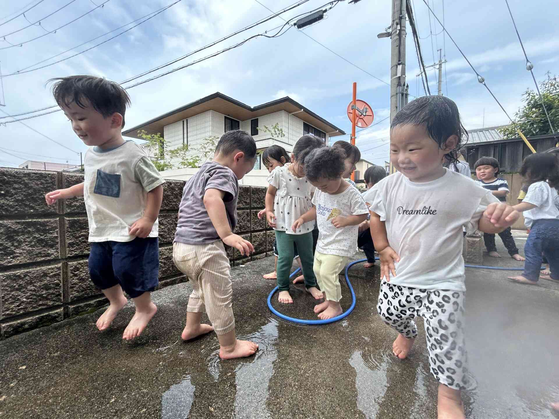 水あそび〜うさぎ＆あひる組〜