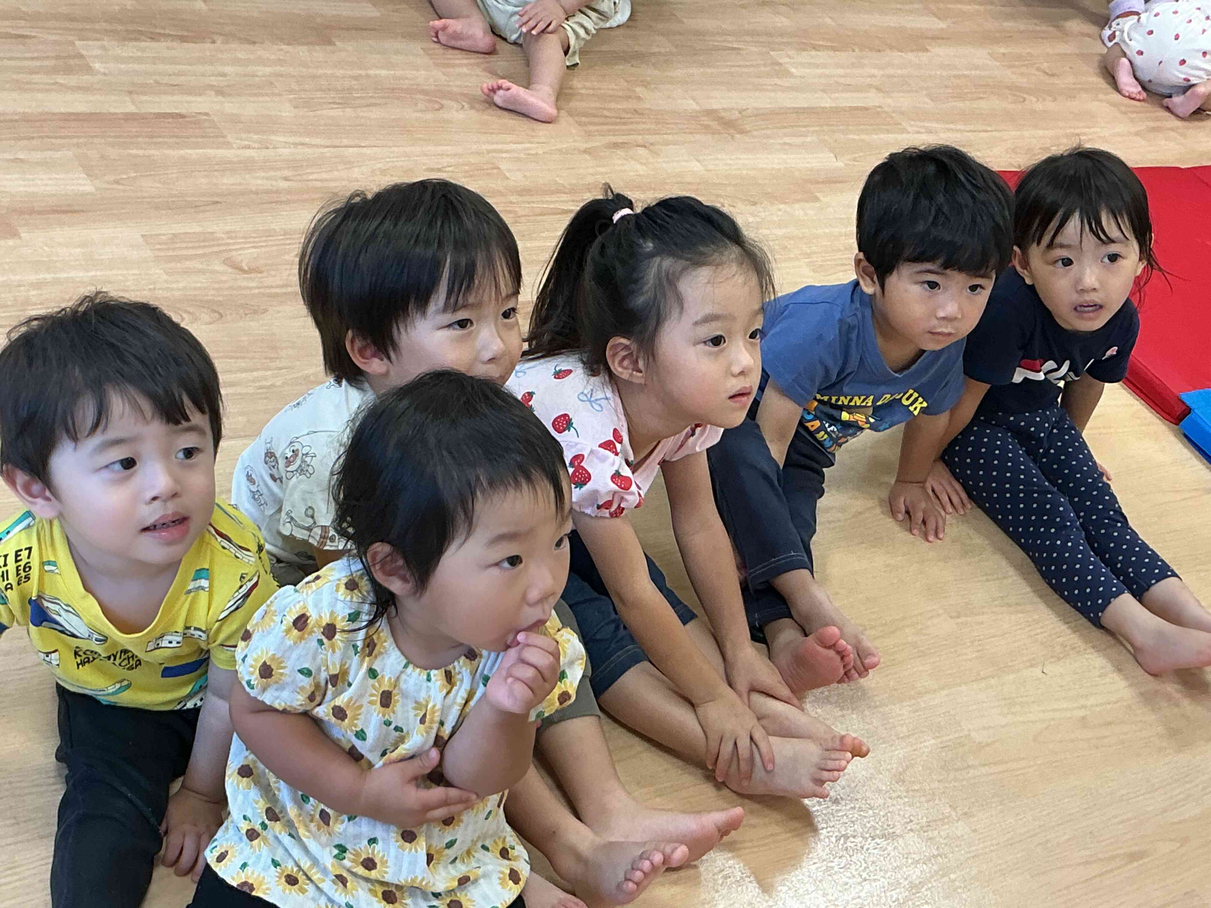 最前列のお友だちの視線が強すぎます・・・（笑）