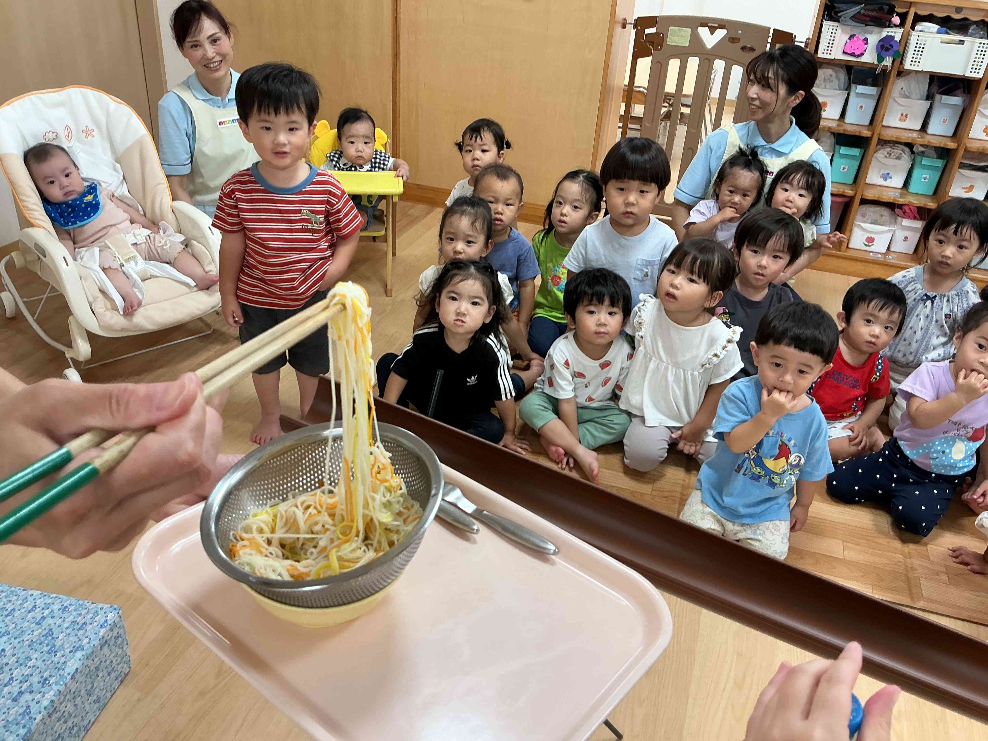 食育~流しそうめん~