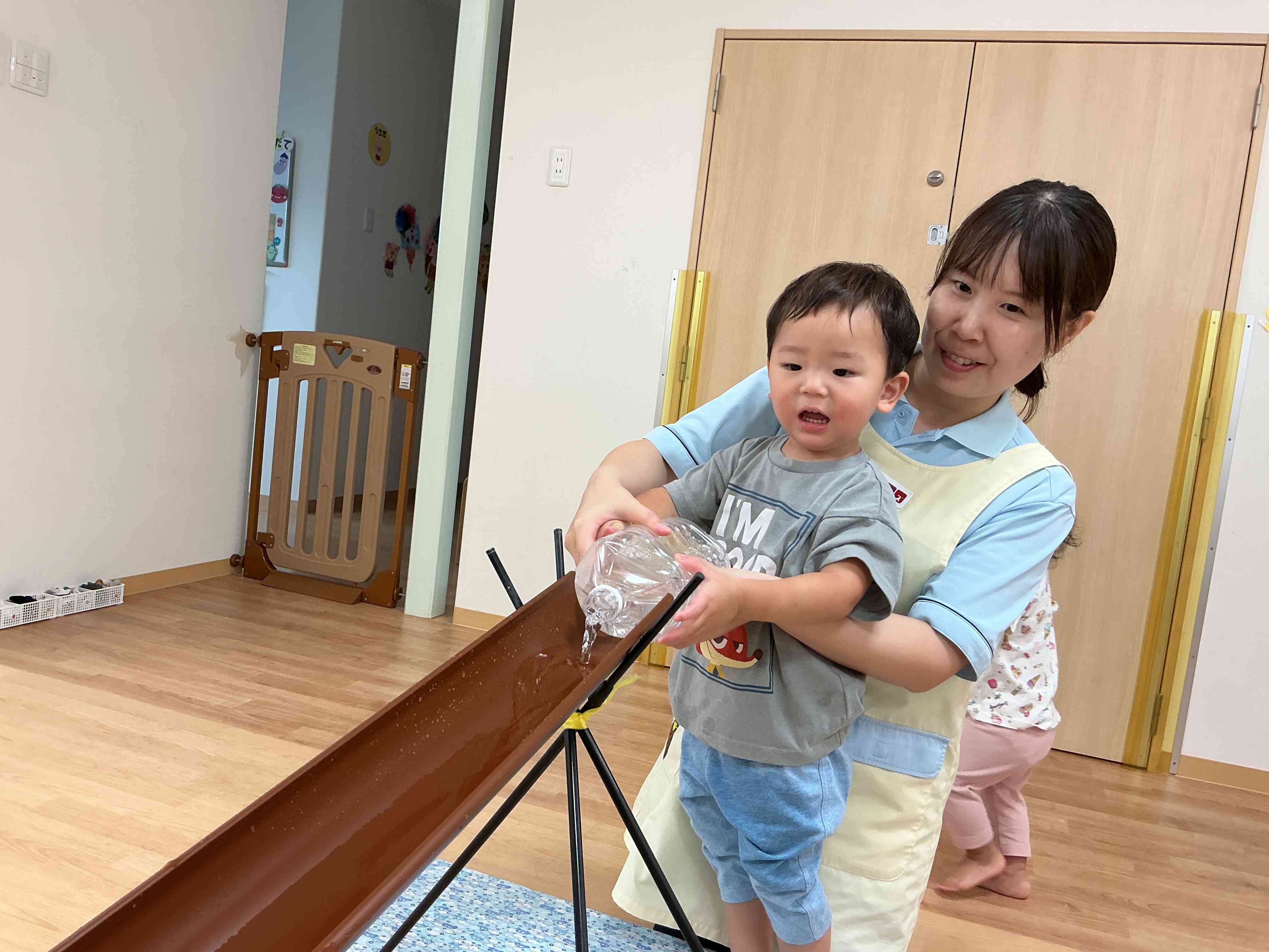 あひる組さんも『そうめん』流してみました!
