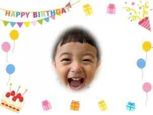 2歳のお誕生日　おめでとう！