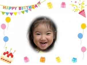 2歳のお誕生日　おめでとう！