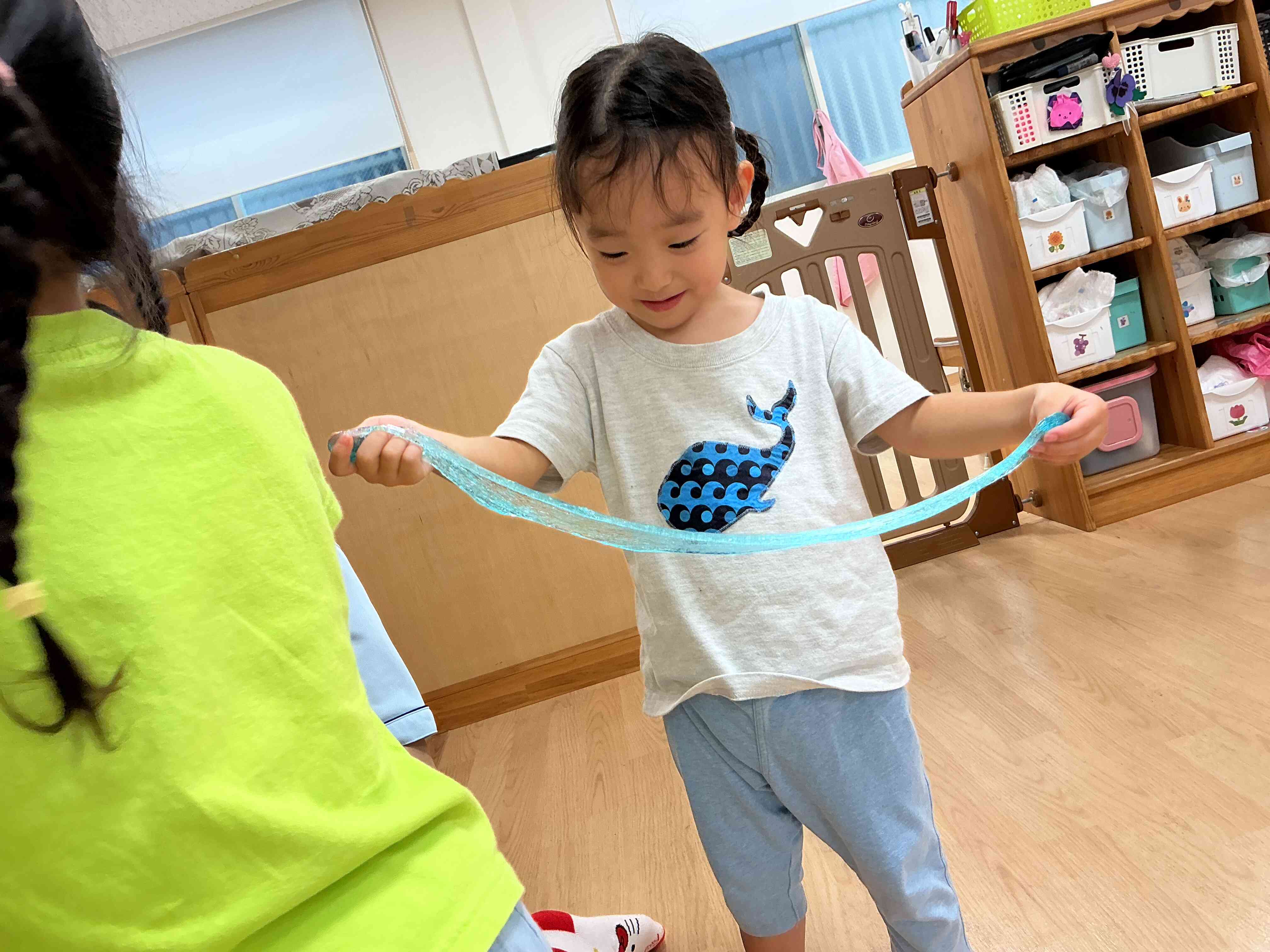 こんなにのびたよ〜!