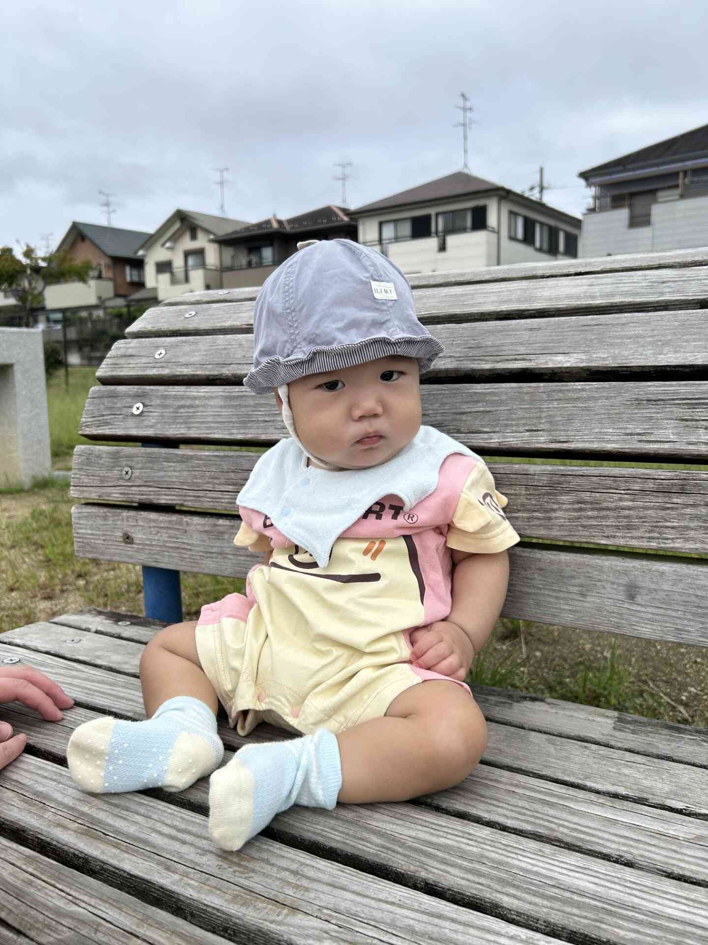 「ちょっとベンチでひと休み!」