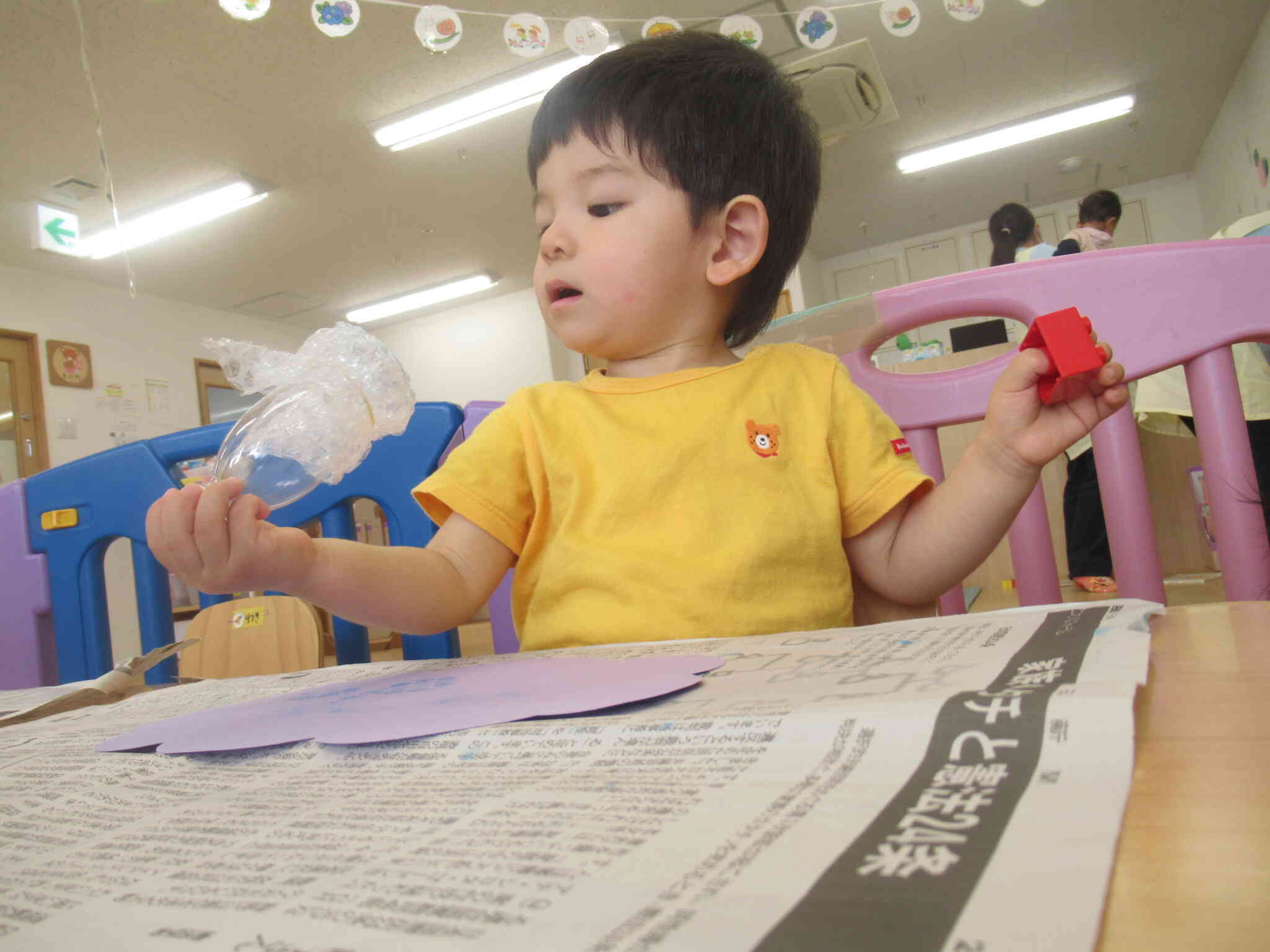 色が付いているか確認してポンっ♪