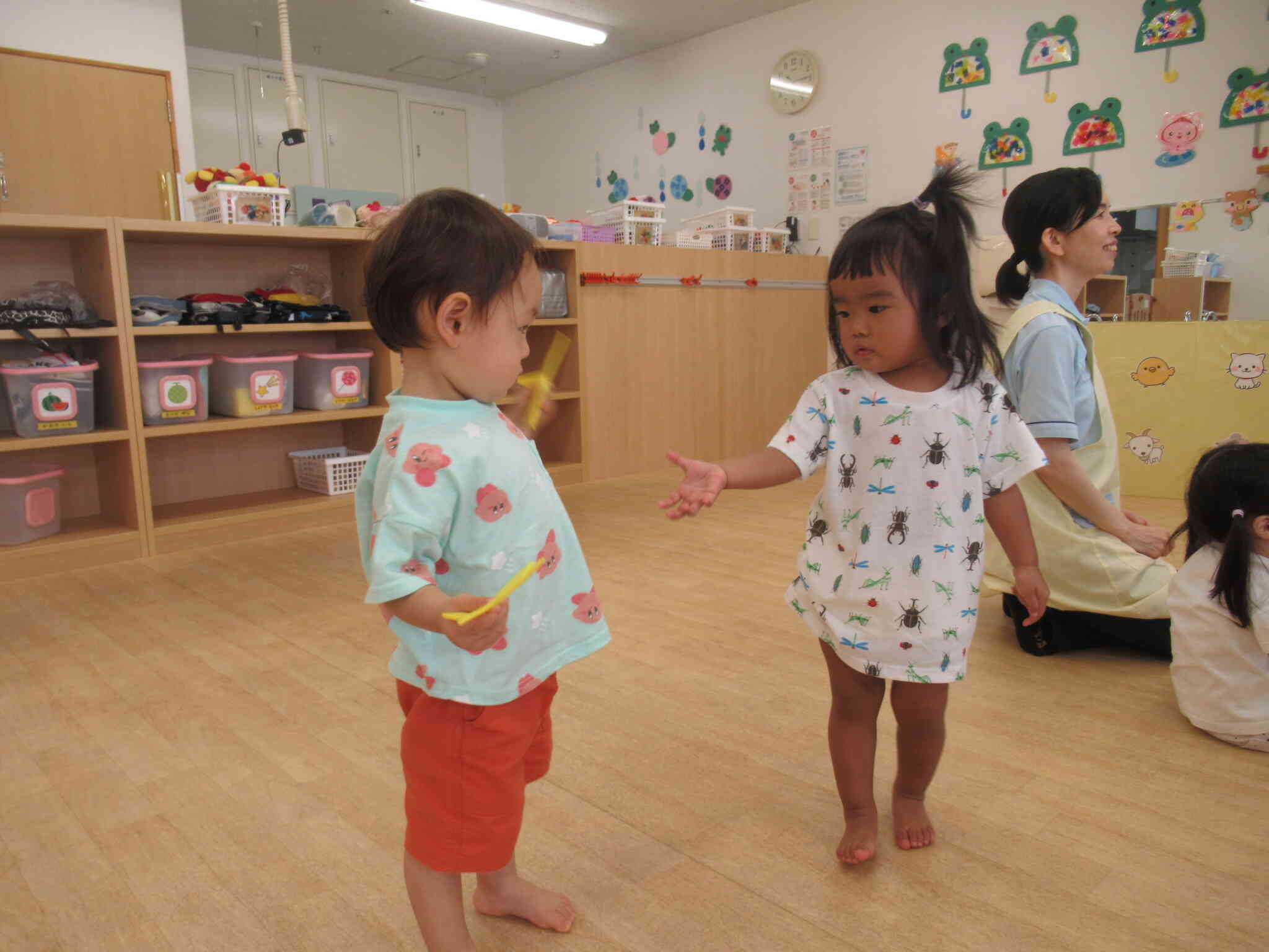 「おほしさま、ちょうだい」上手に伝えられたね♡