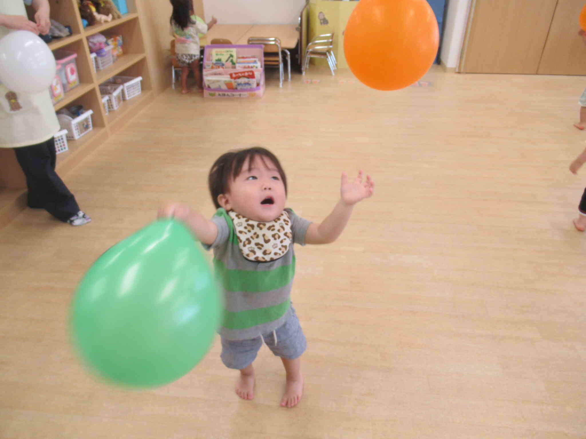 8/1 風船ぽんぽんしたよ♪
