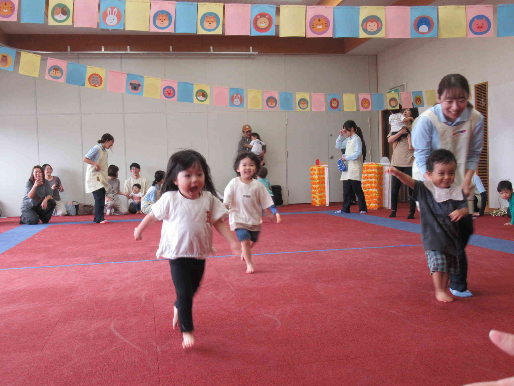 「がんばって～」