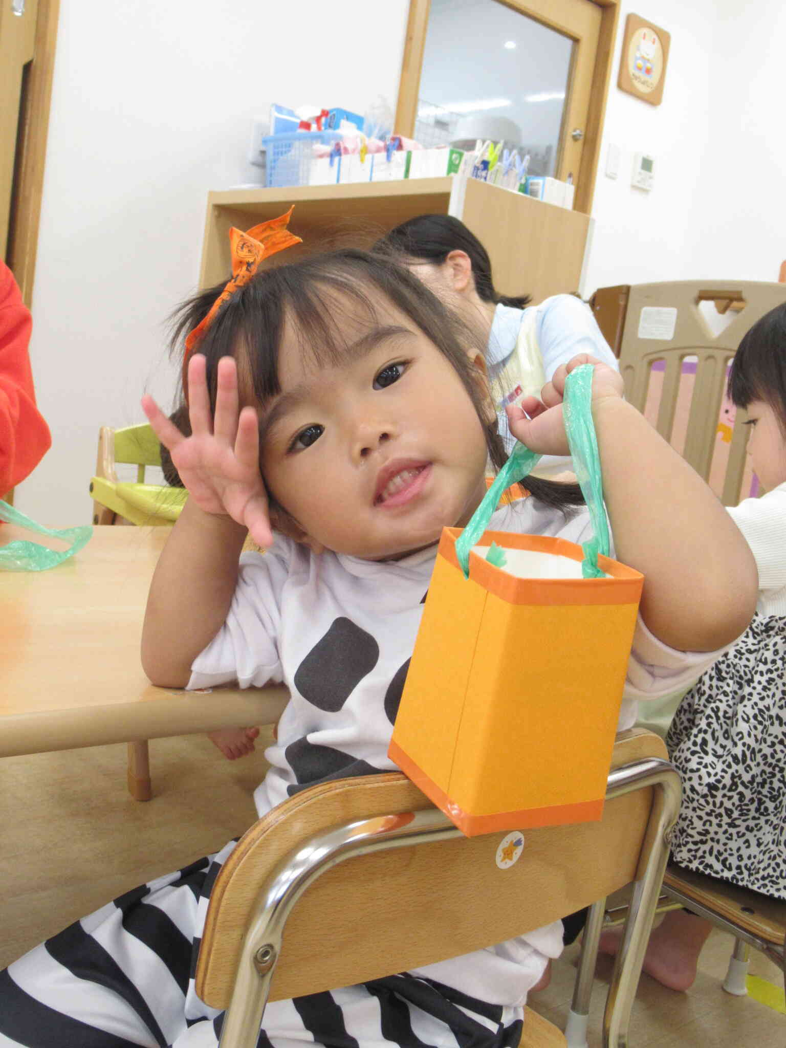 カバンもつくったよ～「はいっポーズ♪」