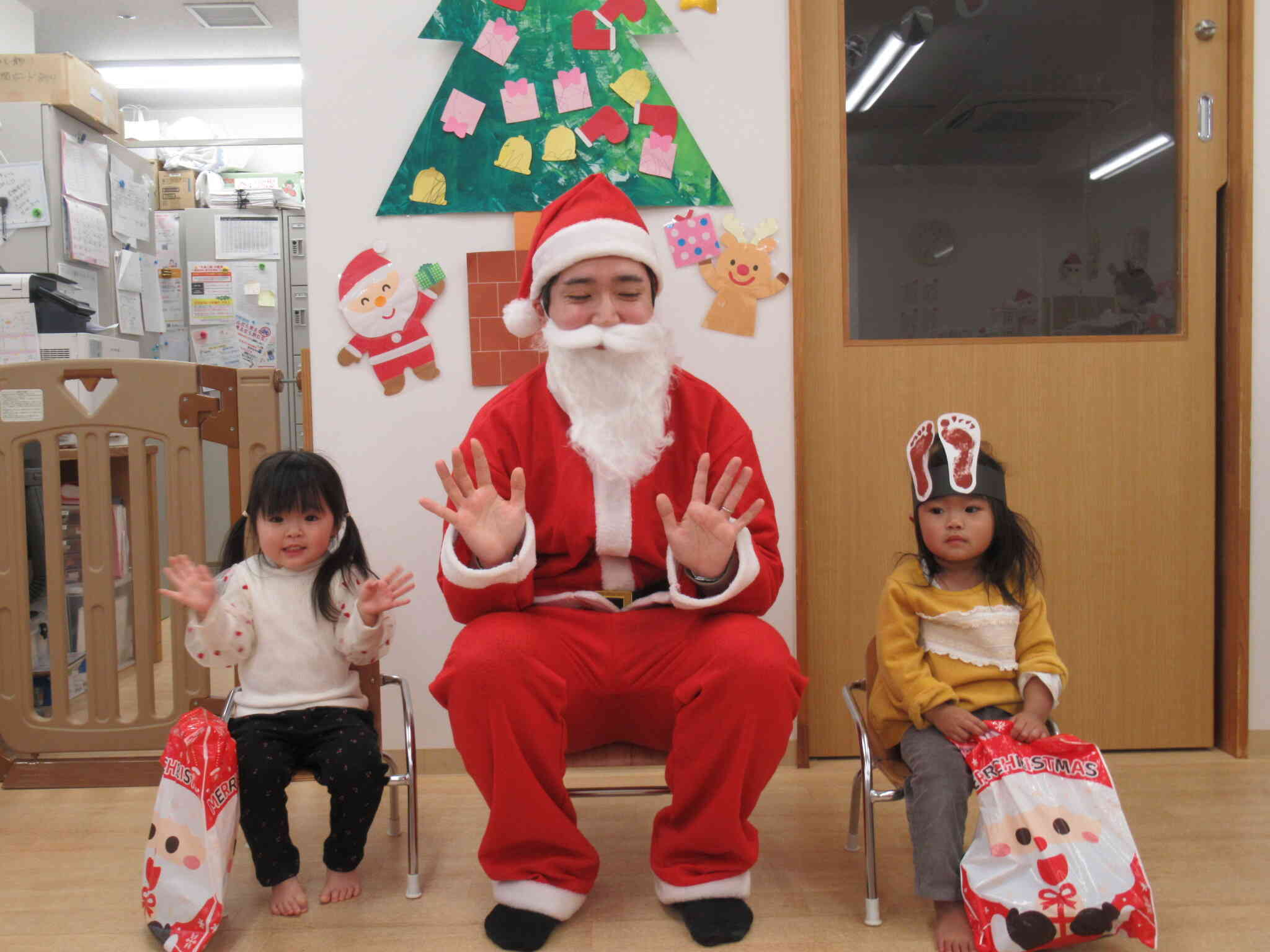 サンタさんとパシャリ