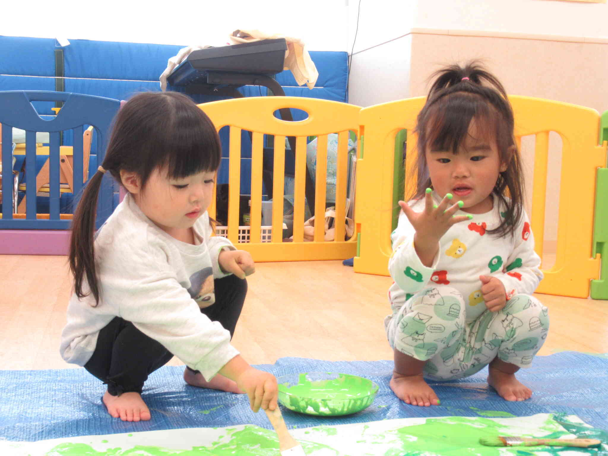 てがこんな色になったー