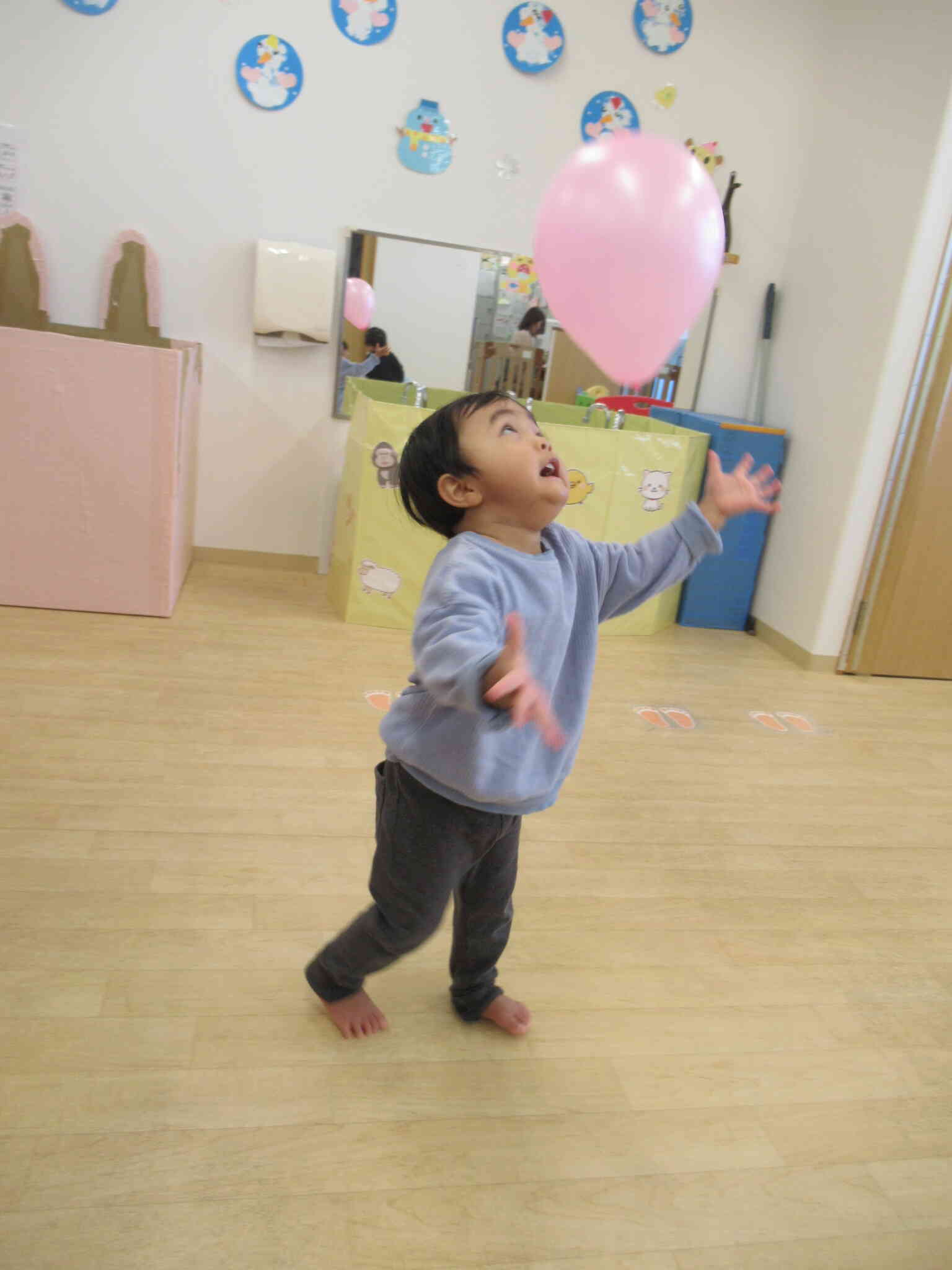 1/22　風船楽しかったよ(^^♪