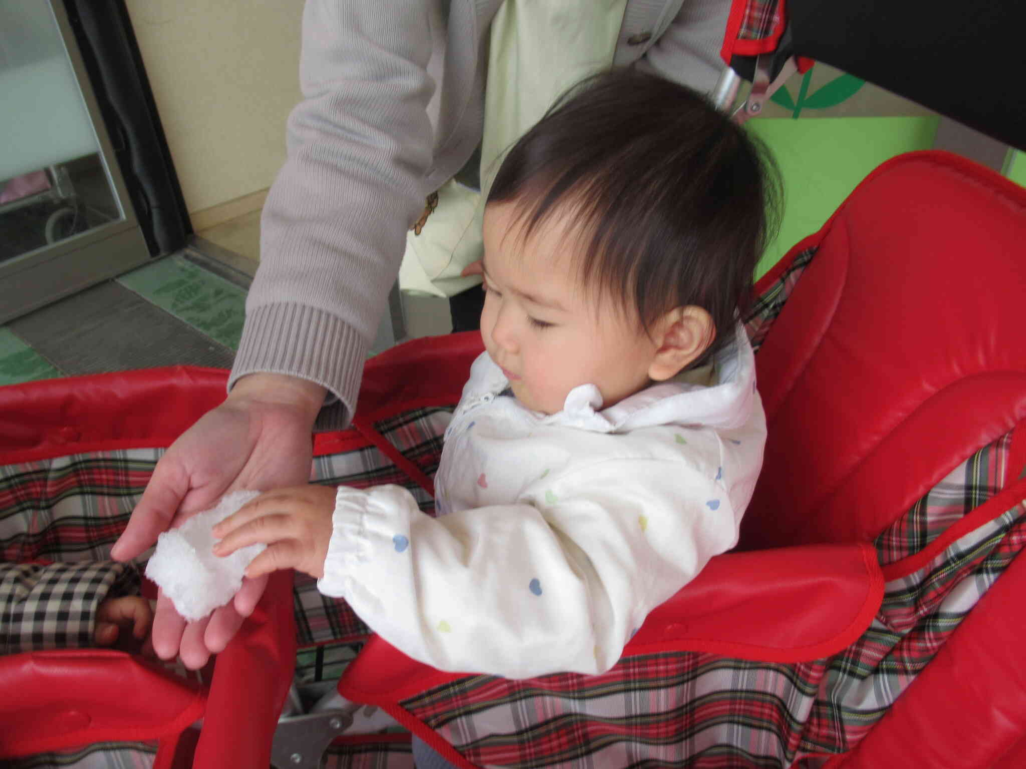 1/23　雪つめた～い(>_<)