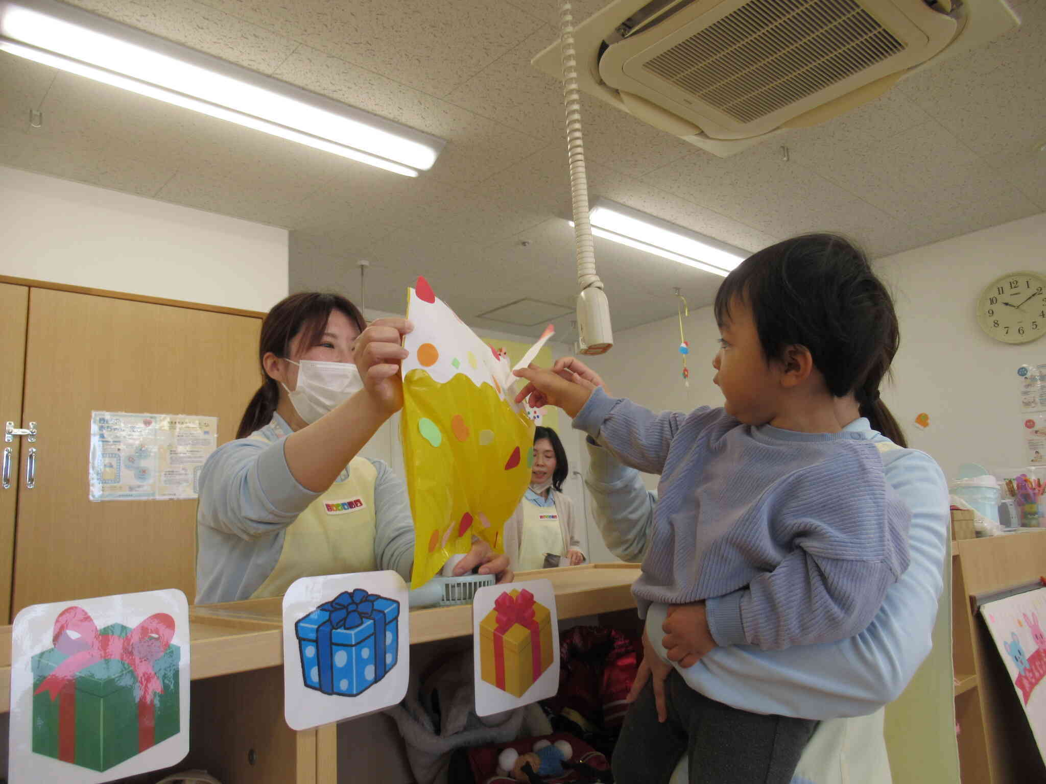 ケーキもできたよ(^^♪たべちゃお～　　