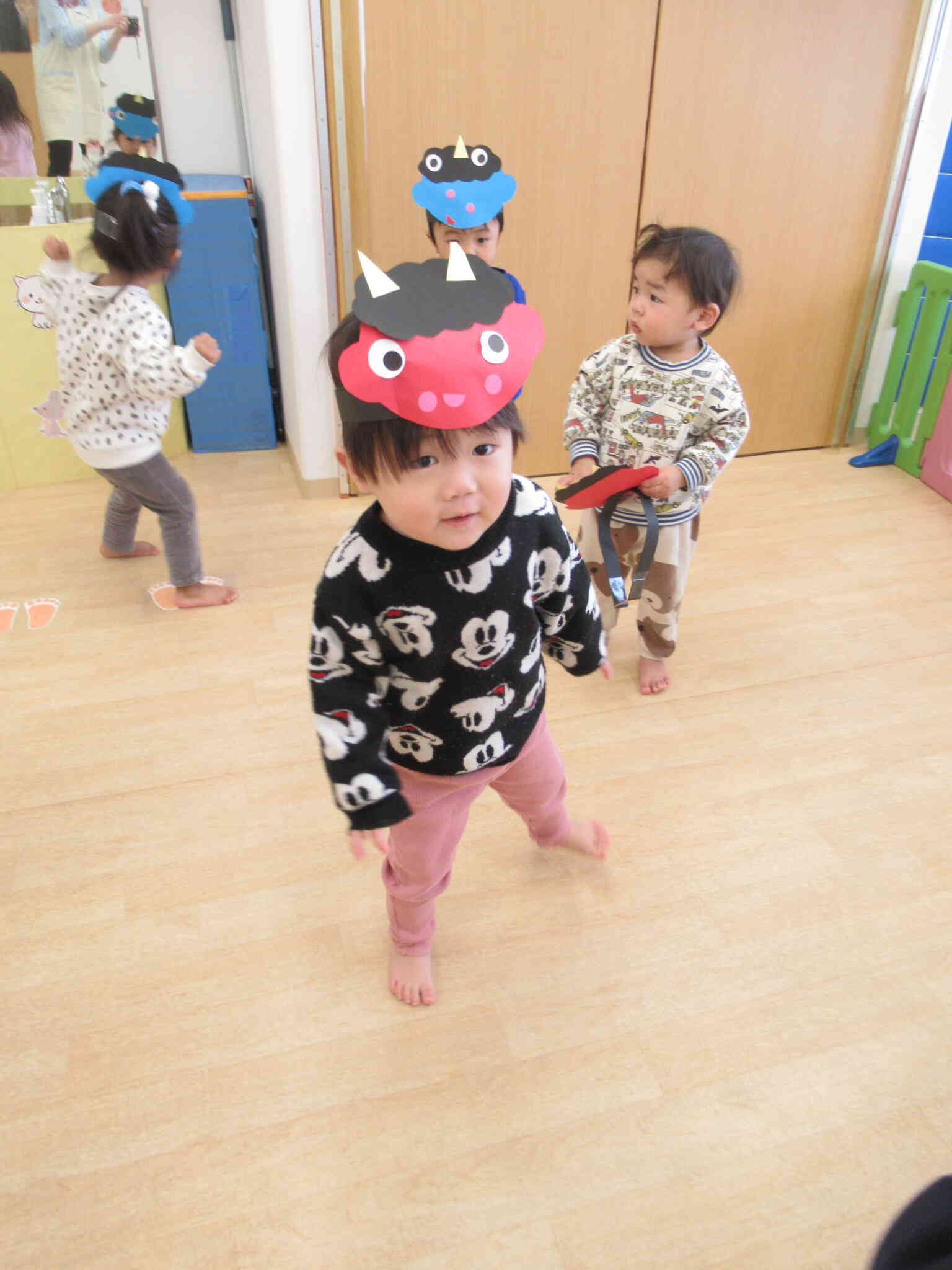 どしーん「こわ～い(≧∇≦)」