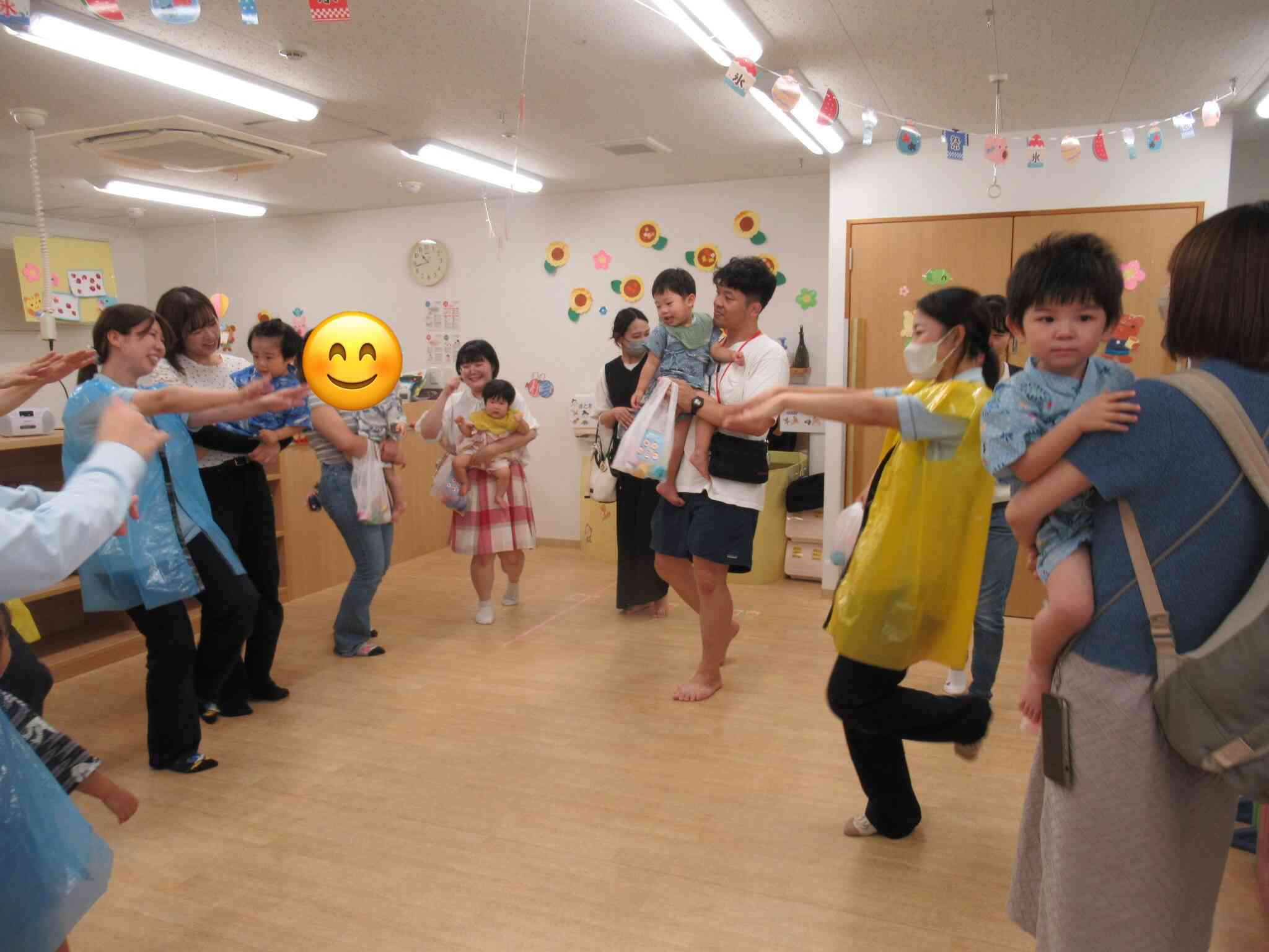 「アンパンマン音頭」で気持ちを一つに♪( ´▽｀)