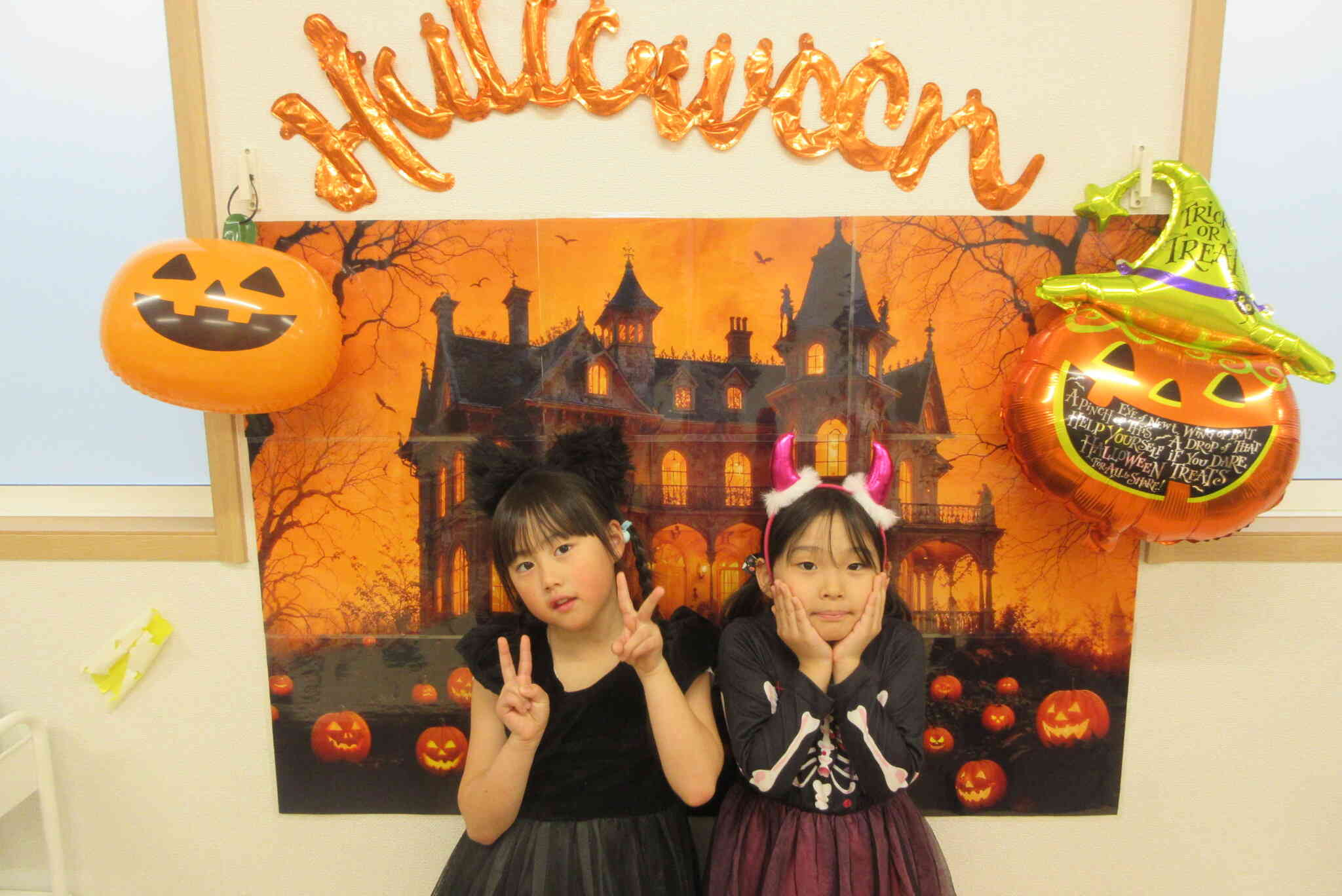 いろんな仮装を楽しんだよ～！