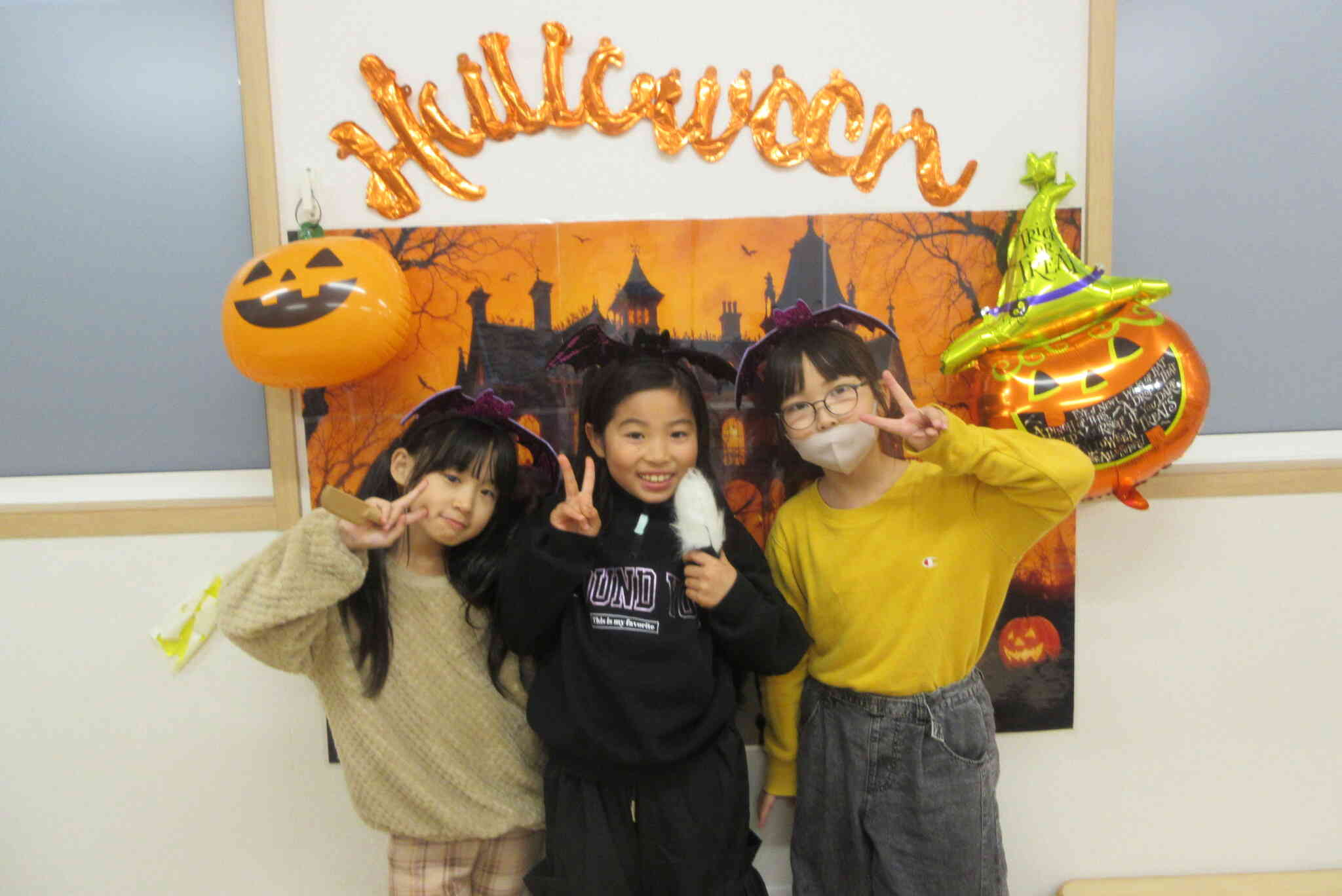 カチューシャを付けたよ！