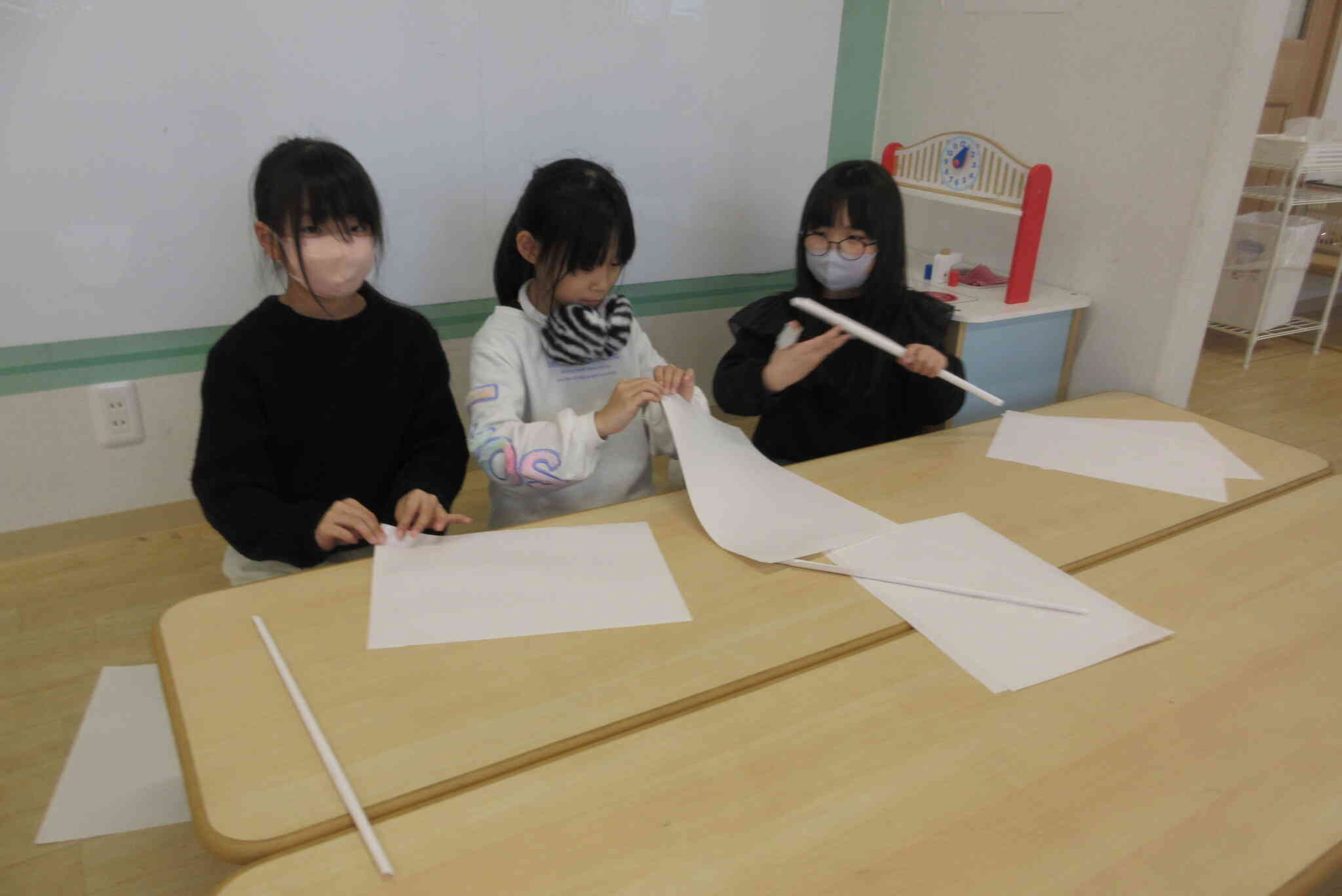 ゴム鉄砲作り！