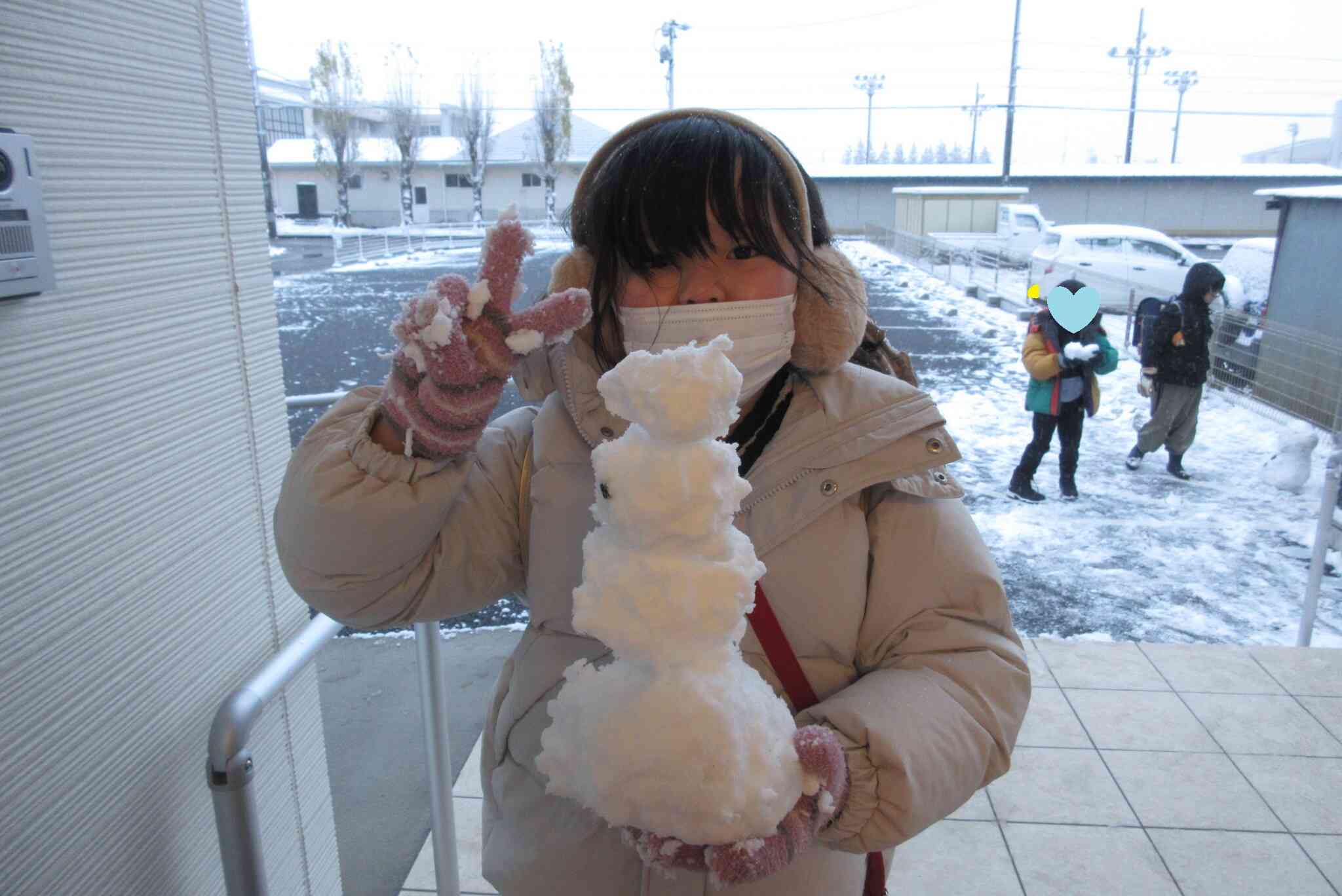 雪だ～！