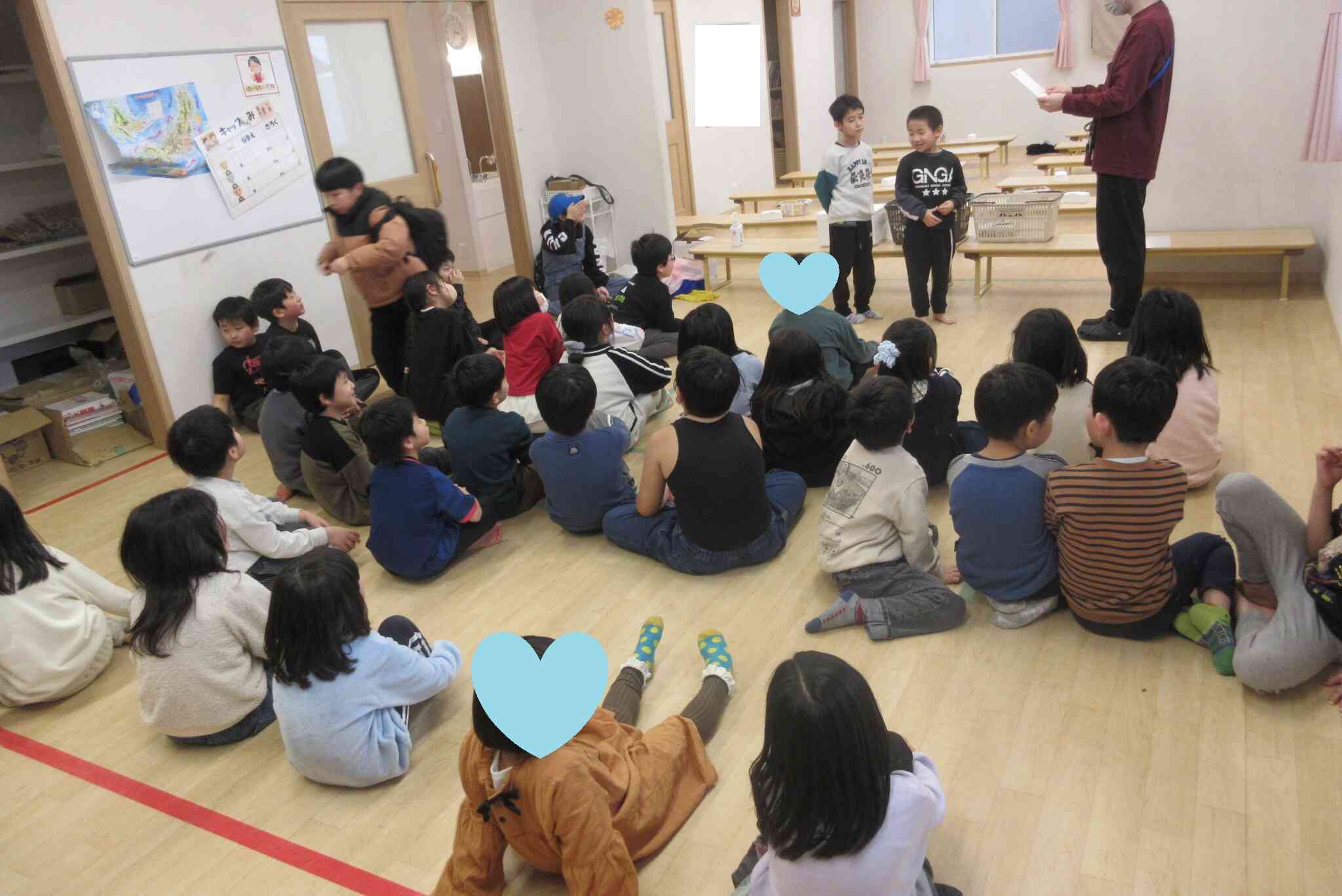 カードバトル大会の表彰式