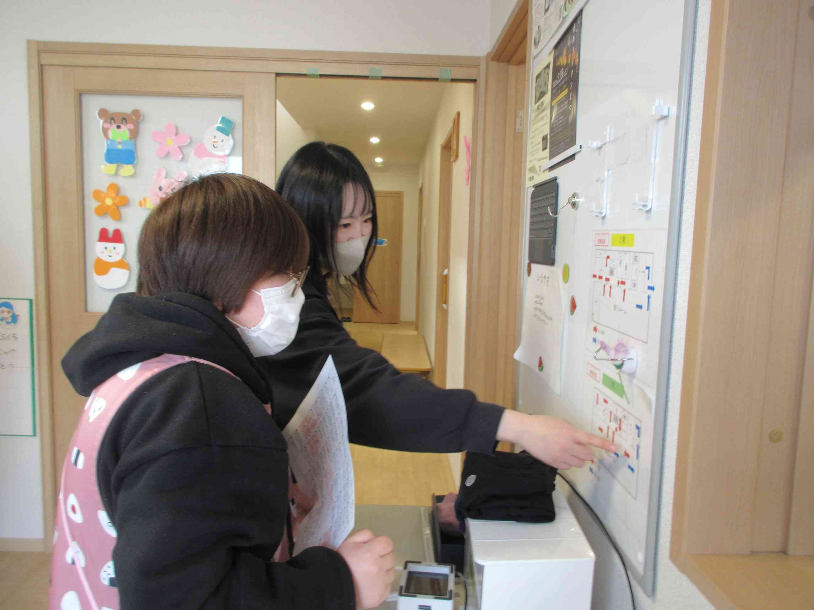 火災を想定した訓練①