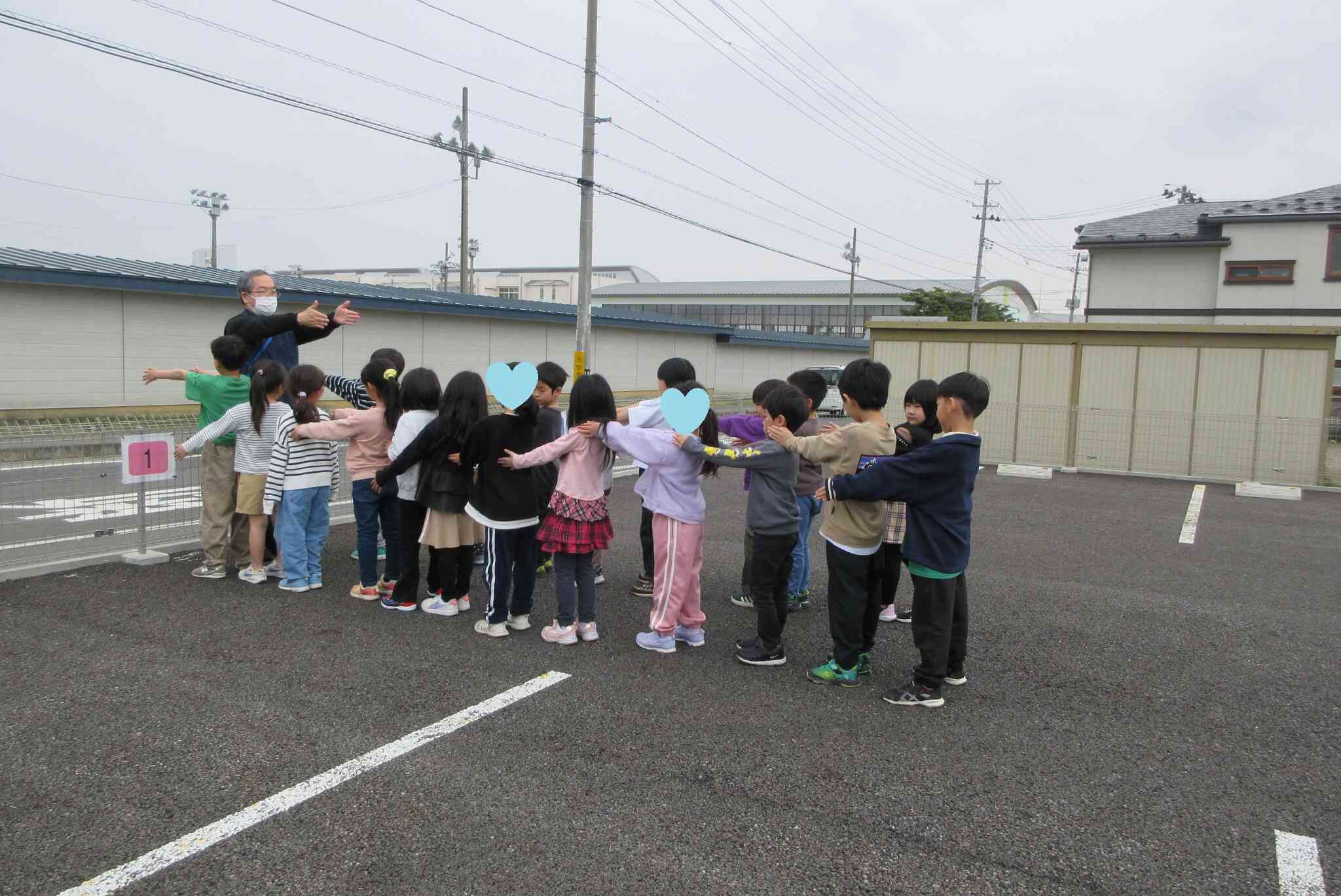 こう並ぶんだね～
