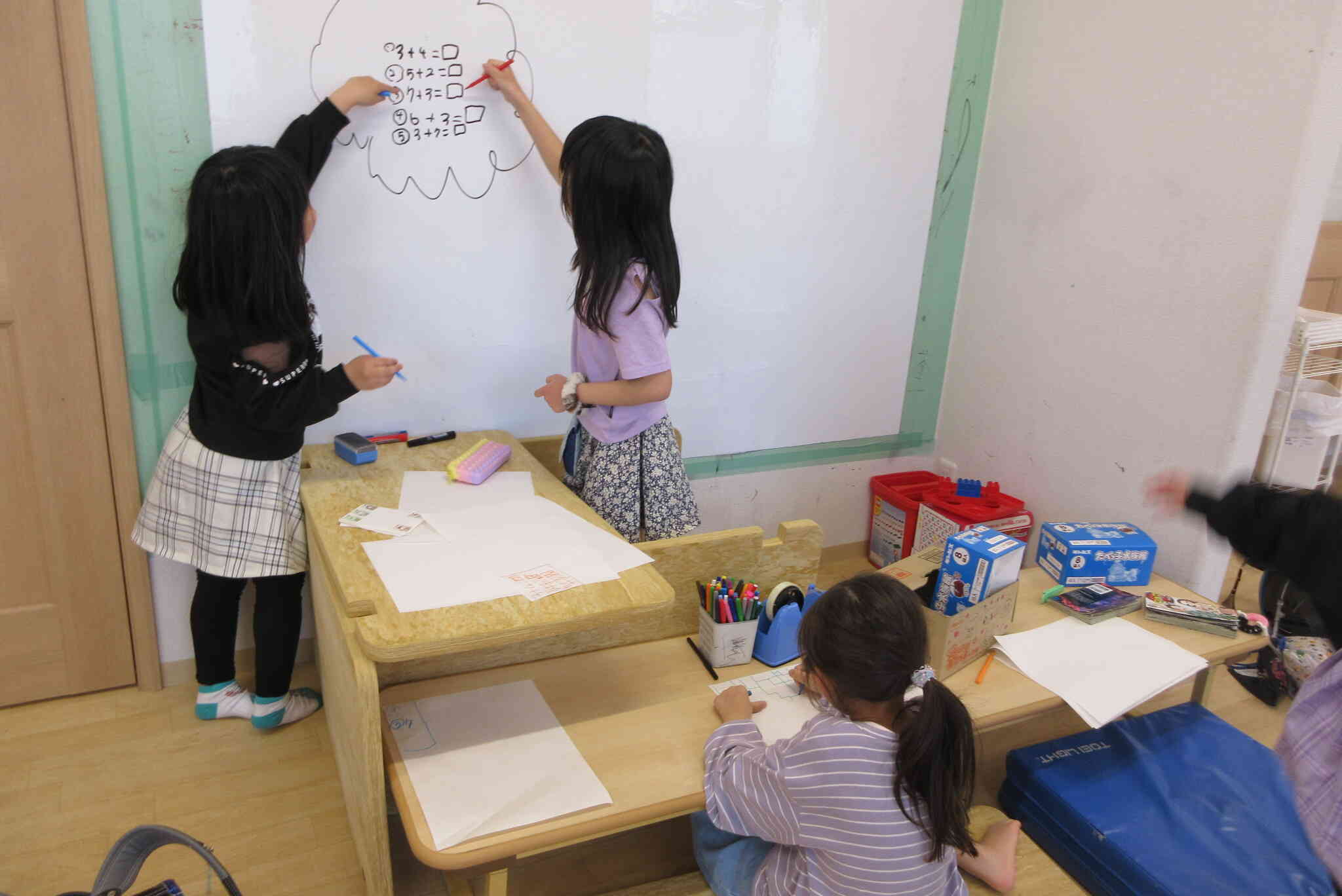 学校ごっこ楽しいね