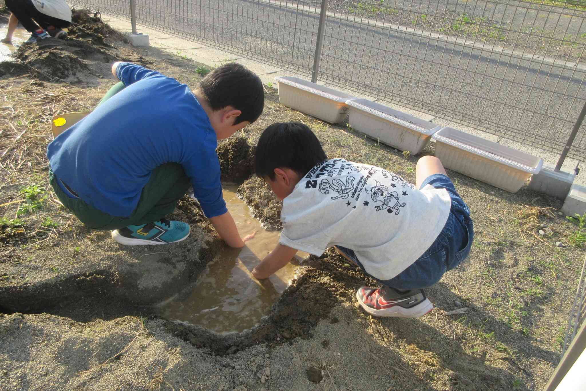砂遊びはじめました②