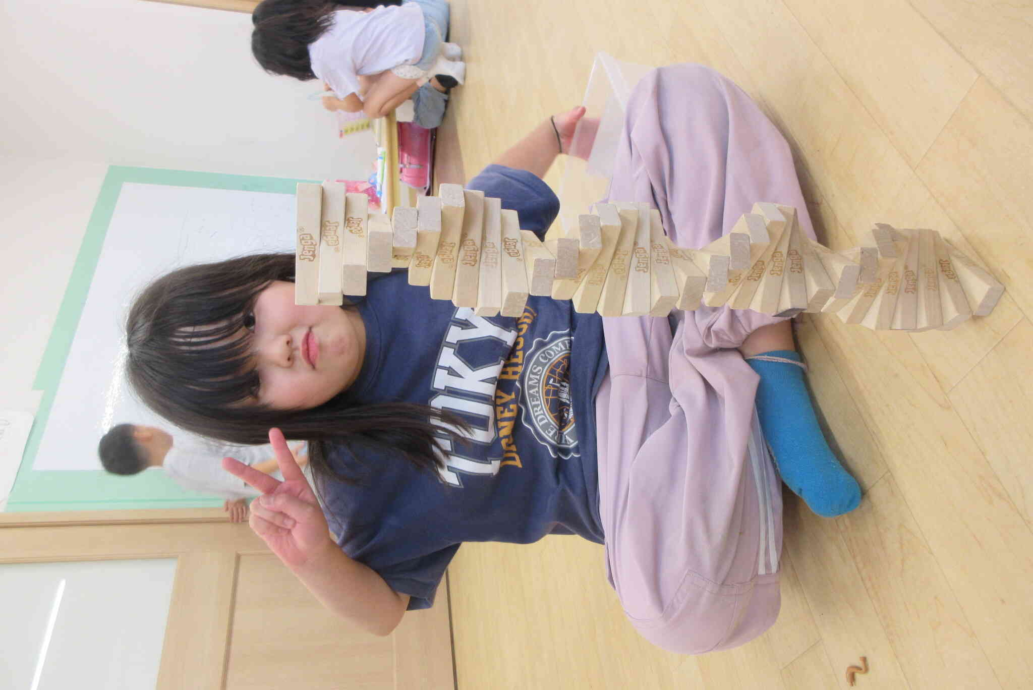 一人で積み上げたよー
