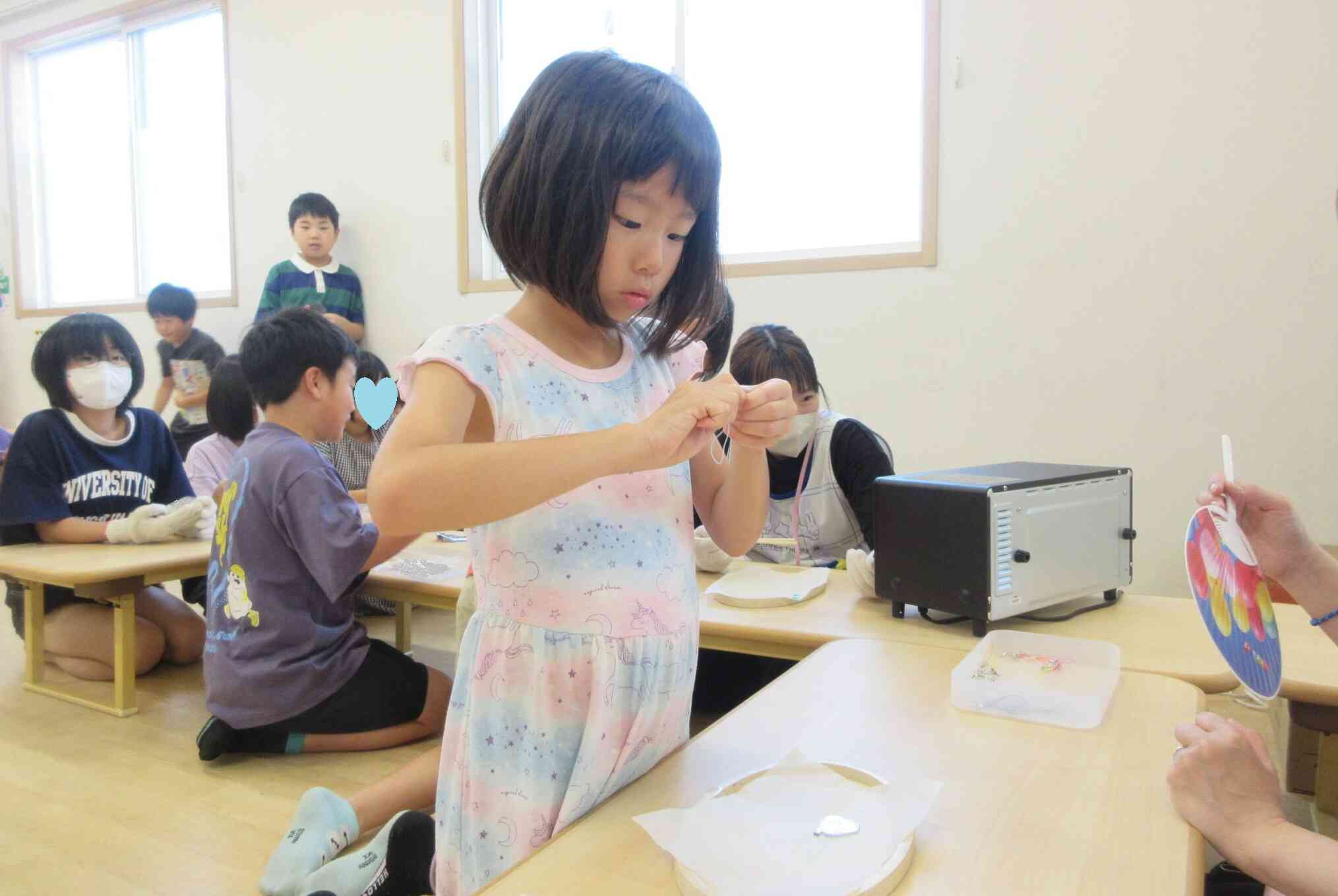 プラバンがキーホルダーに!