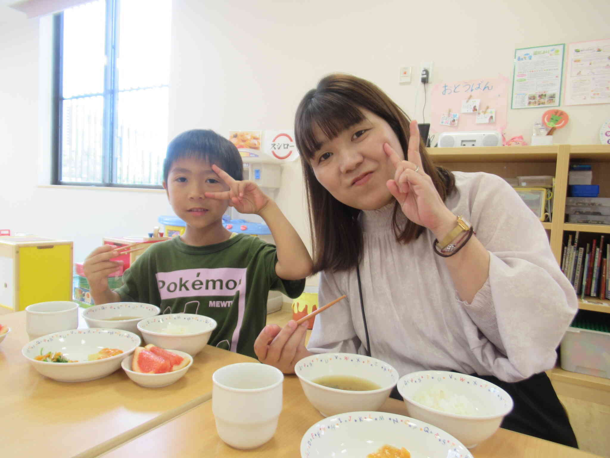 保育園の給食はどうですか？