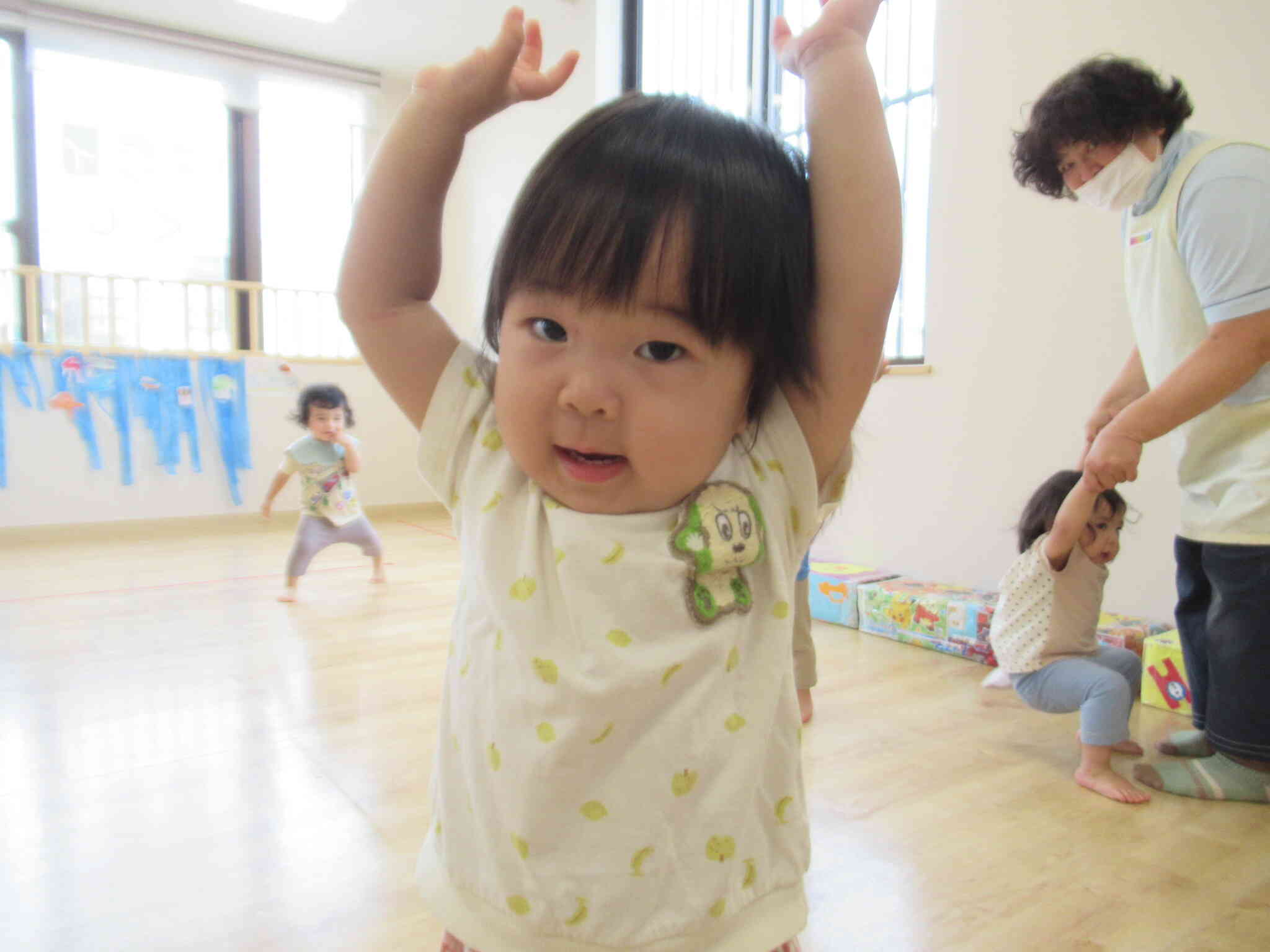 音にあわせて･･･♪
