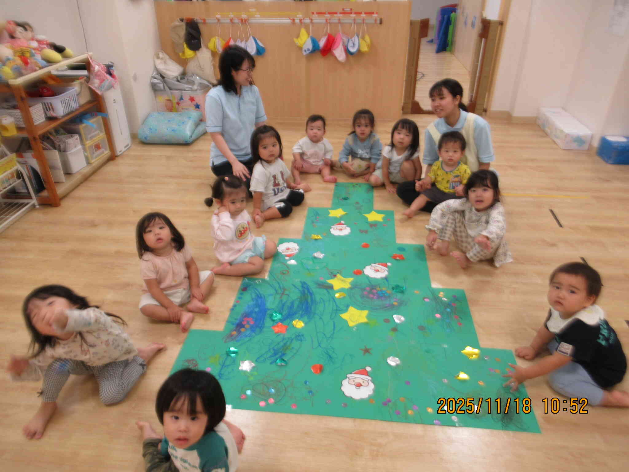 最後はみんなで「できた〜！」