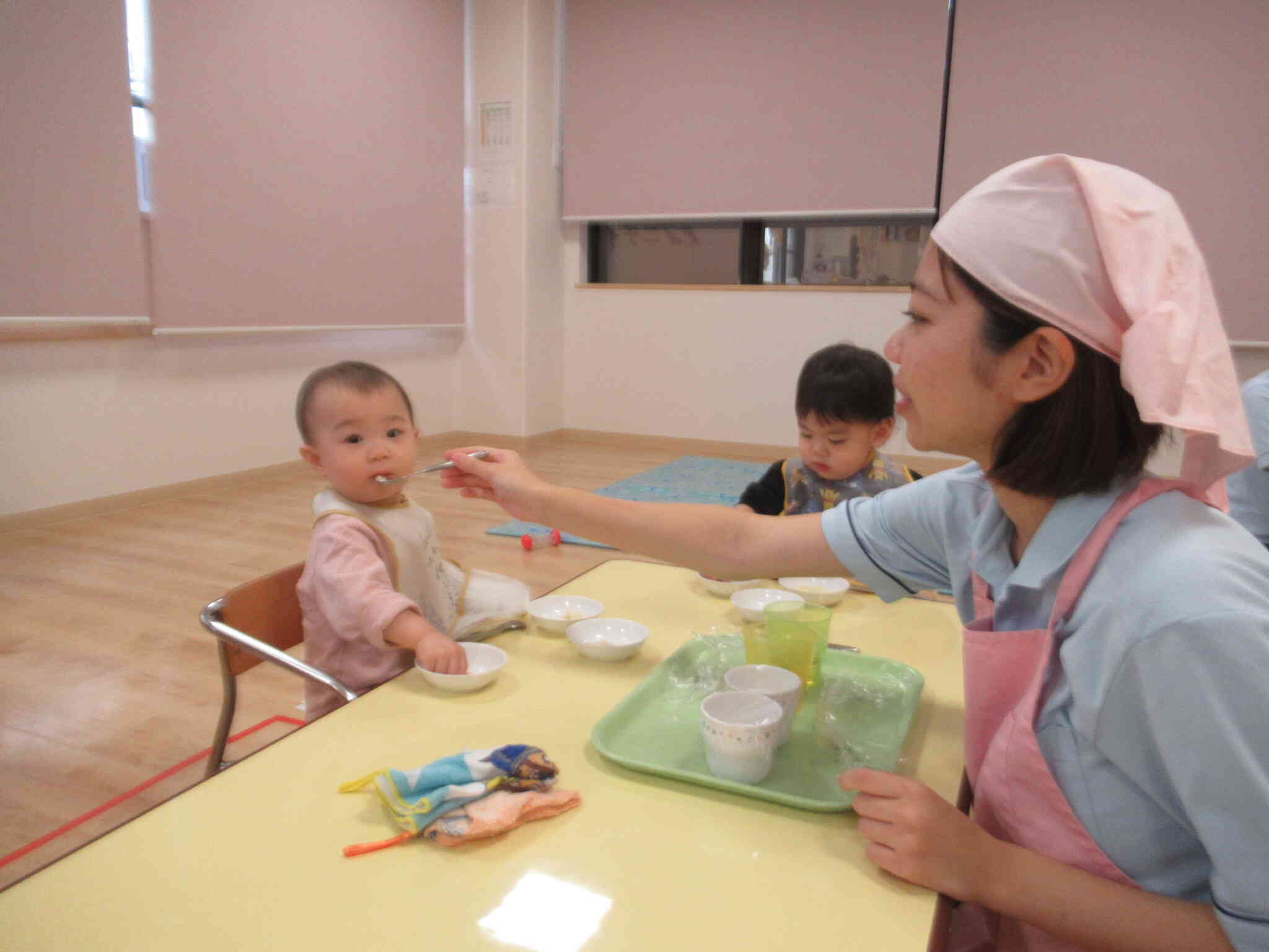 ひよこぐみさんも飲み比べ♪