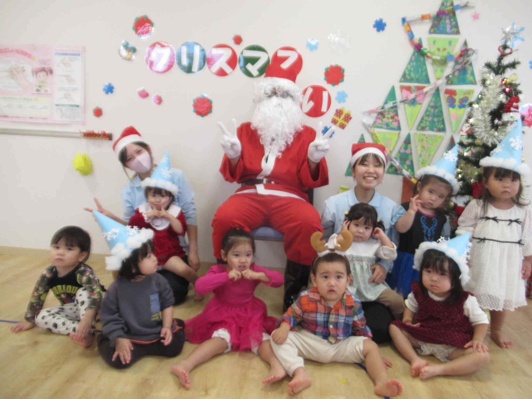 サンタさんとハイポーズ