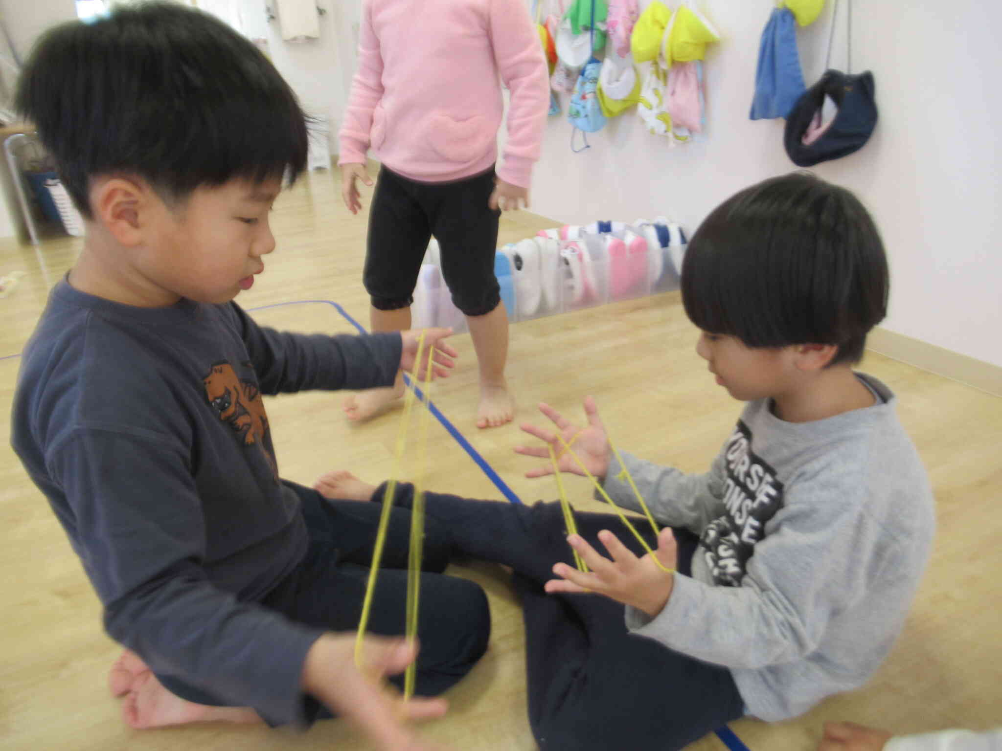 あやとりにも挑戦