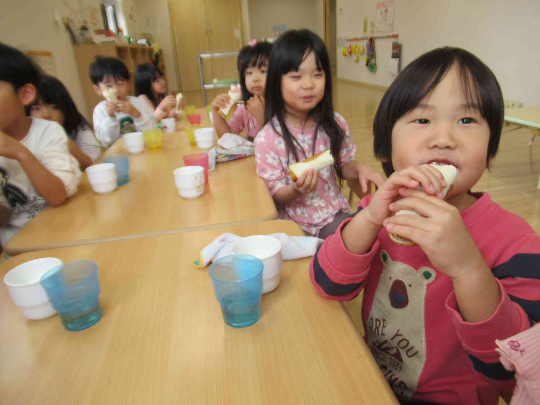 おやつで恵方巻気分