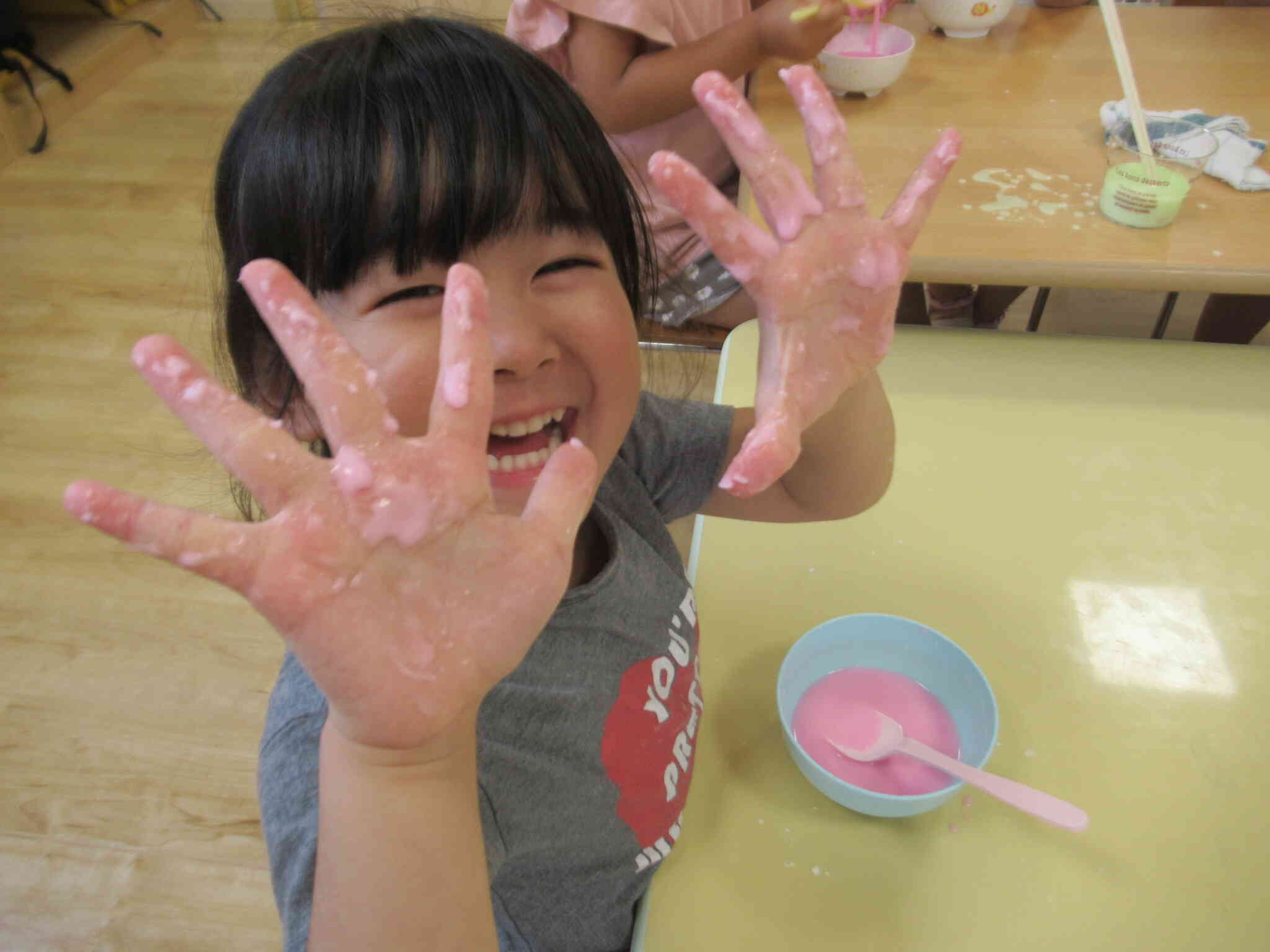 手で感じるっておもしろい！感触遊びの日