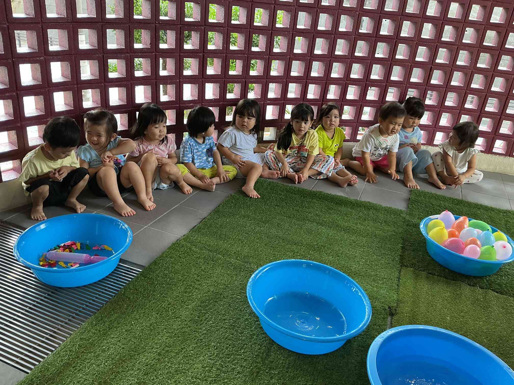 水遊び前にお約束事を確認したよ！