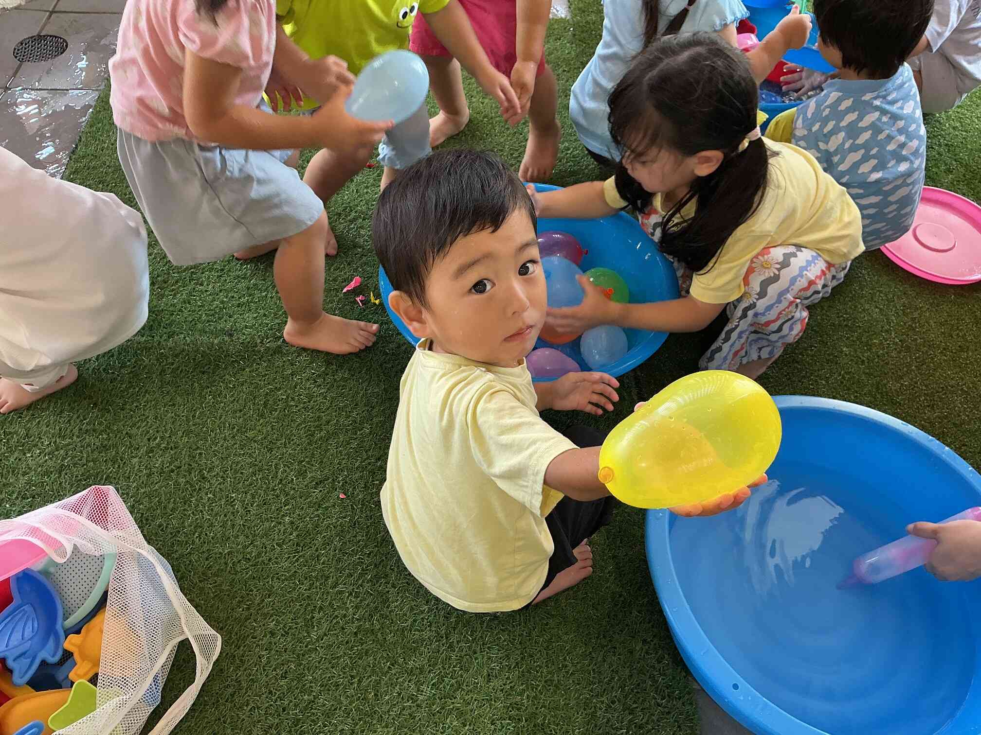 大人気の水風船♪