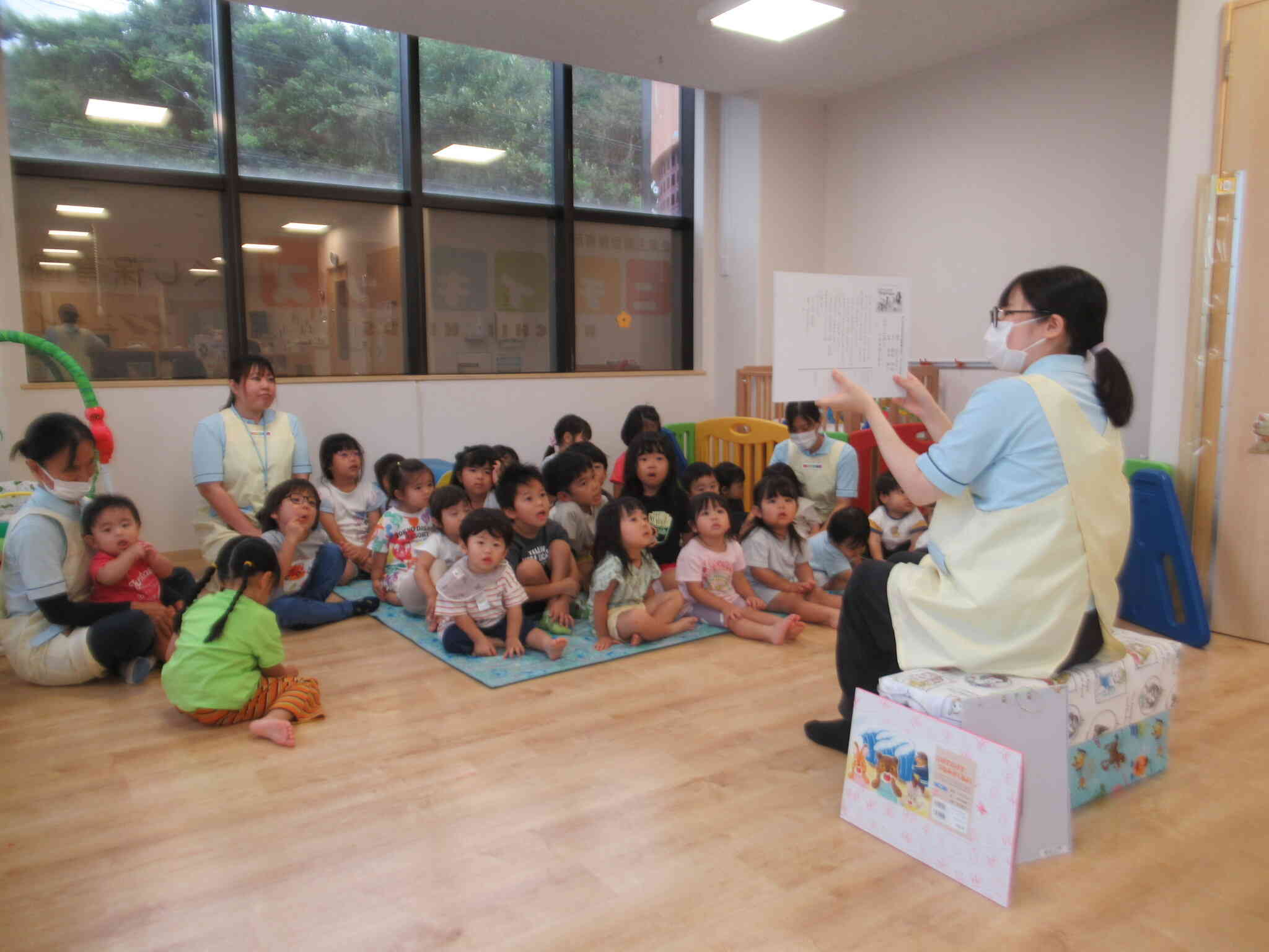 みんなで防災について学びました