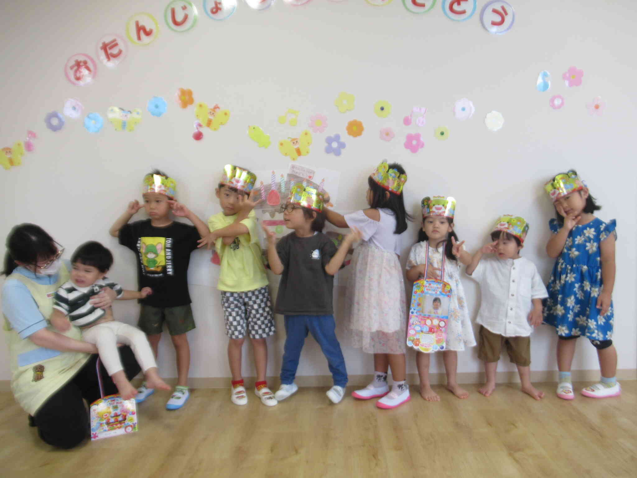 みんなでお祝い♪ 笑顔いっぱいの合同お誕生日会