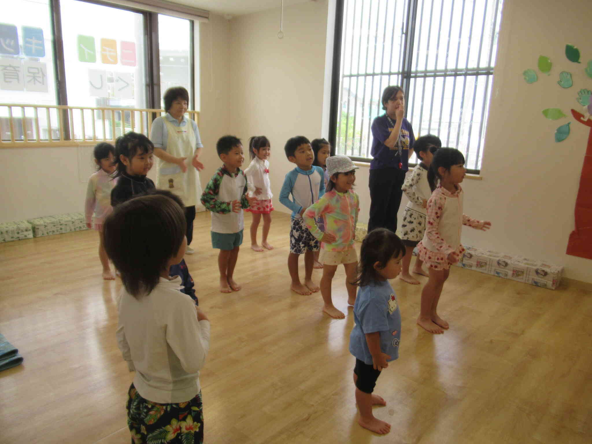準備運動もバッチリです♪