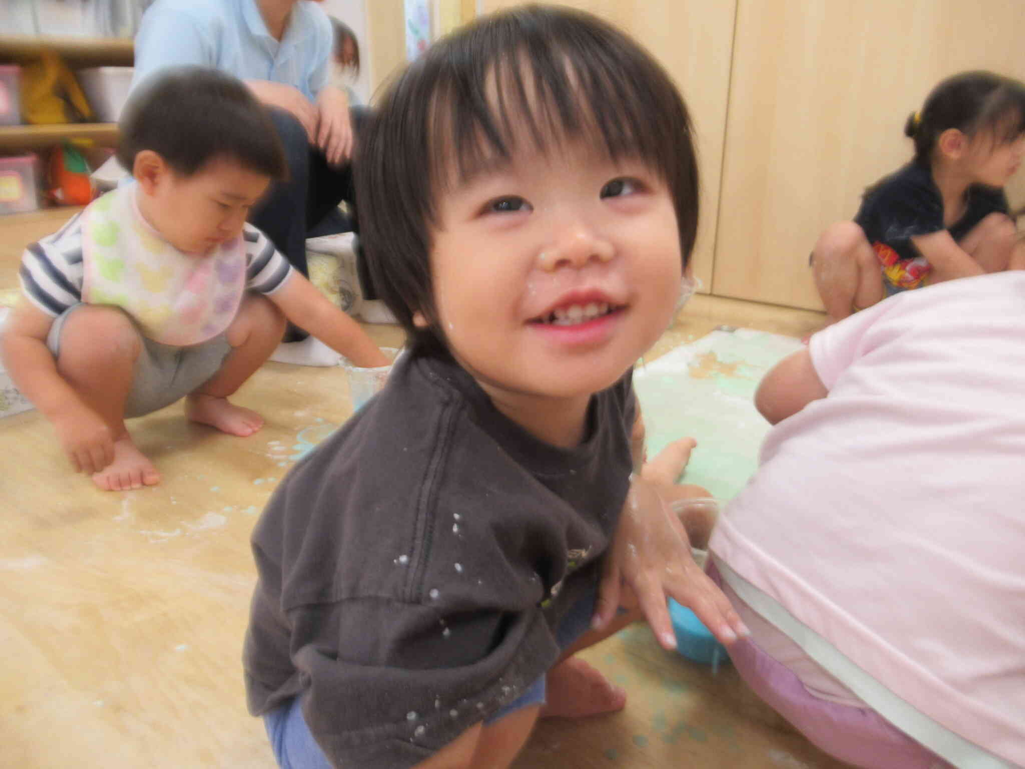 「見て見て！」と嬉しそうな笑顔がたくさん見られました！