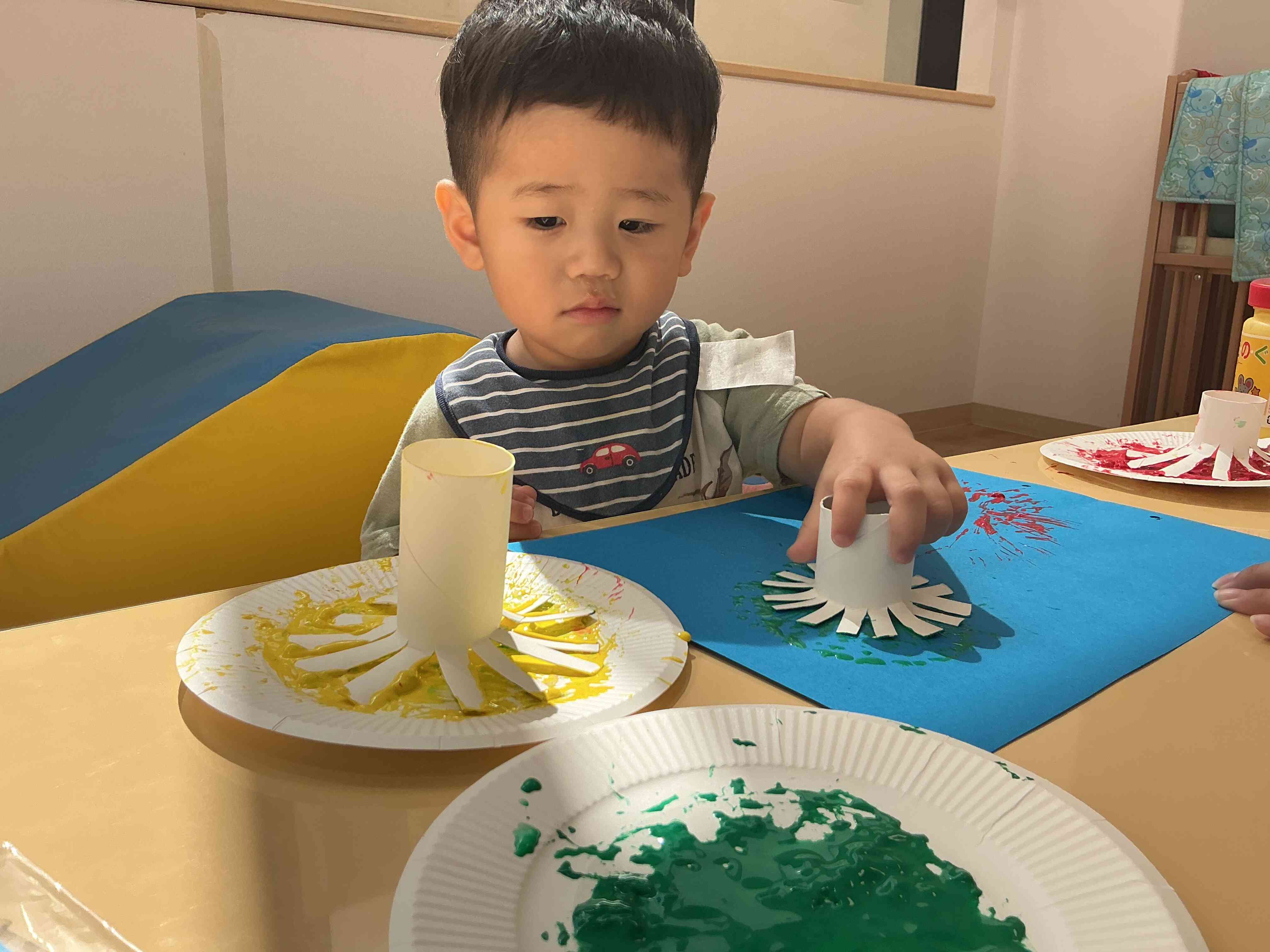 ☆あひるぐみさん（1歳児）製作風景☆