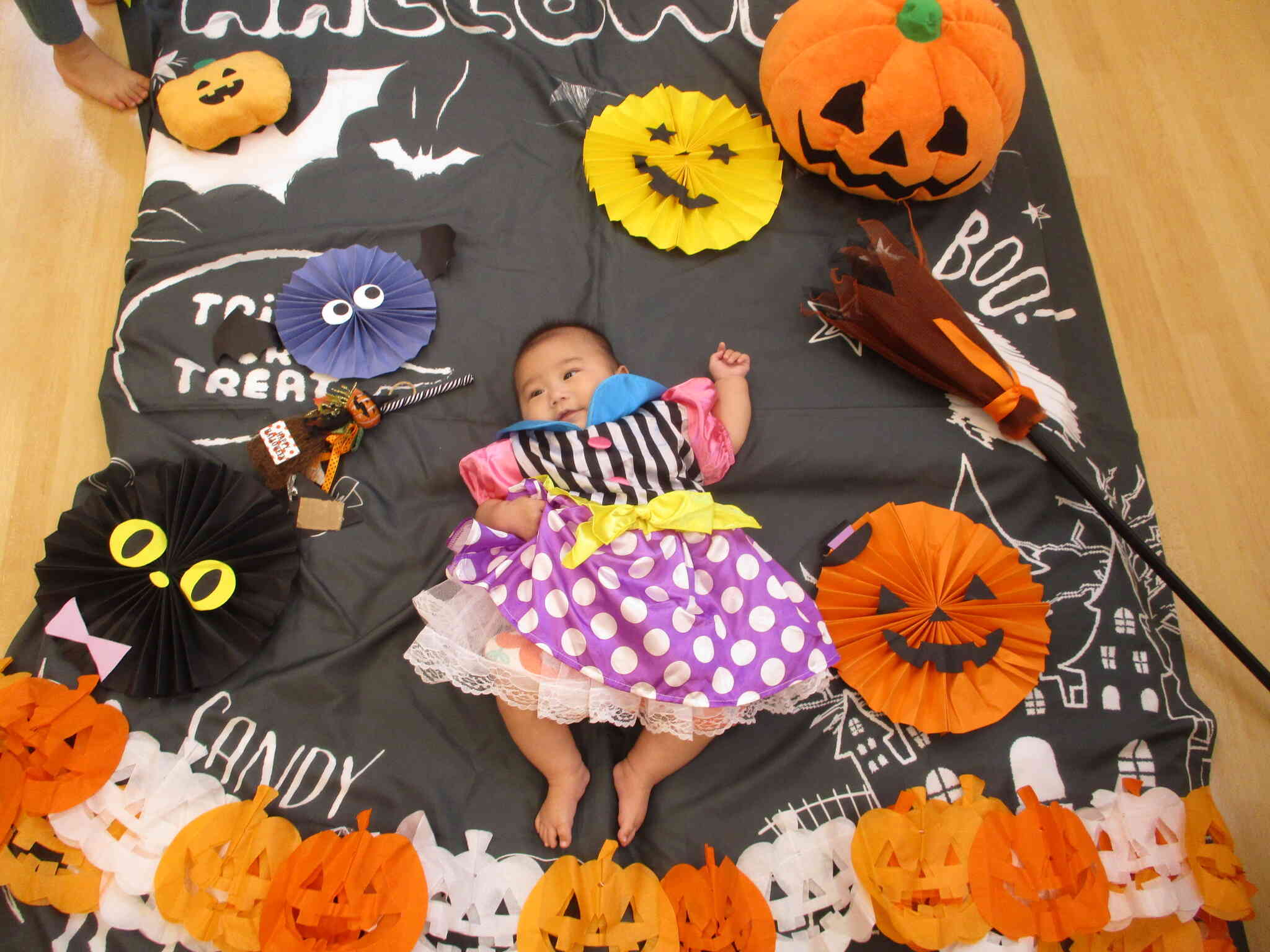 スマイルキッズ (ハロウィン寝相アート＆発育測定会)｜ニチイキッズ