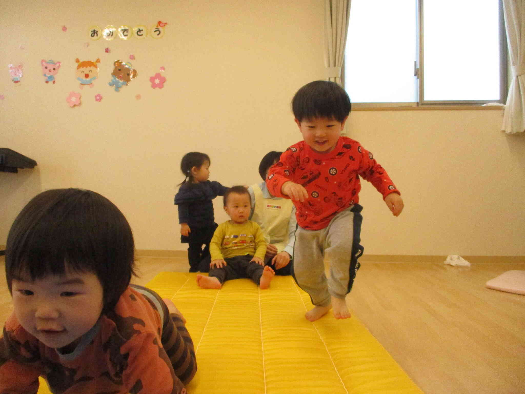 「次は走ってみよう。」