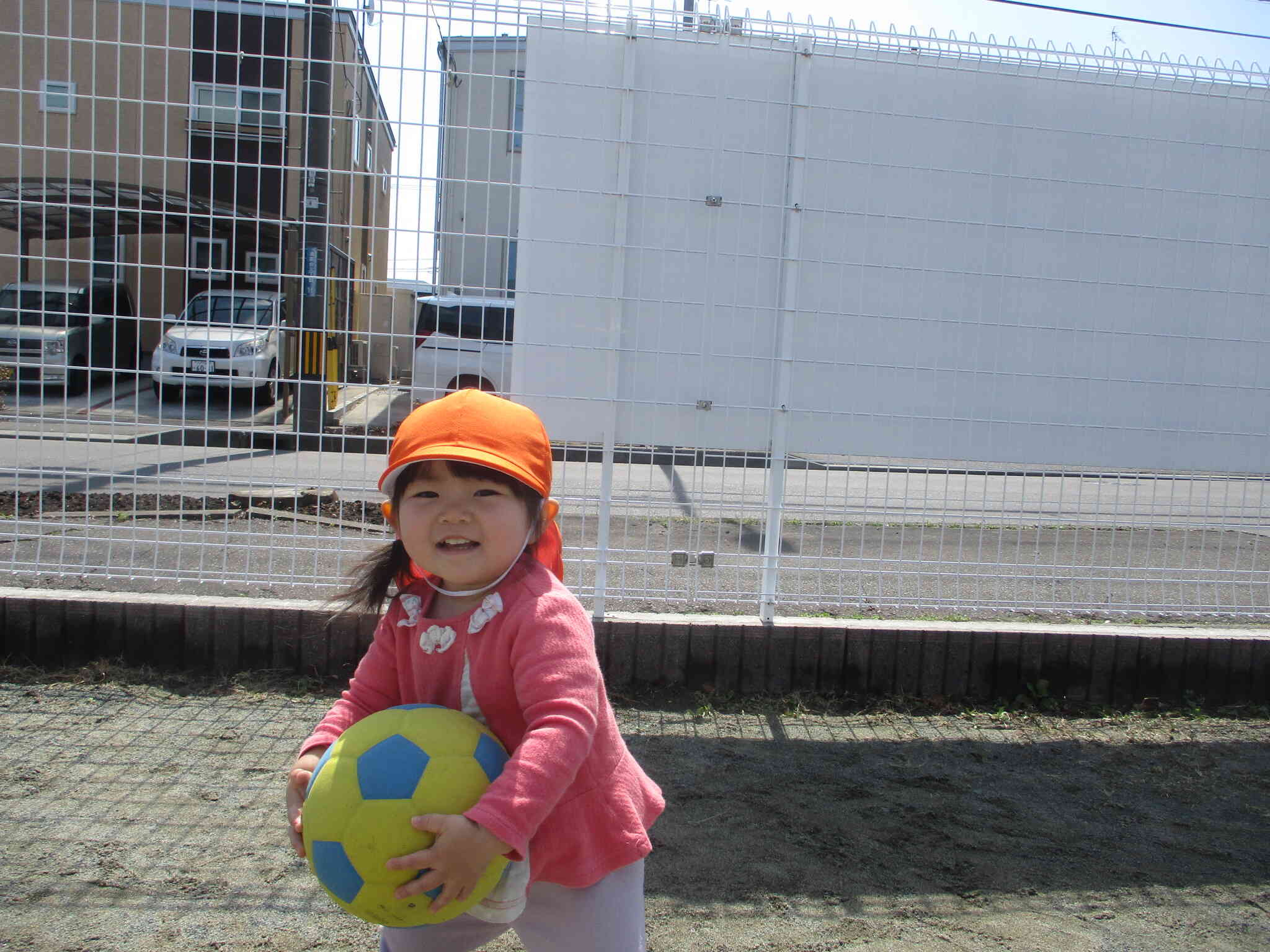 ボールを追いかけて